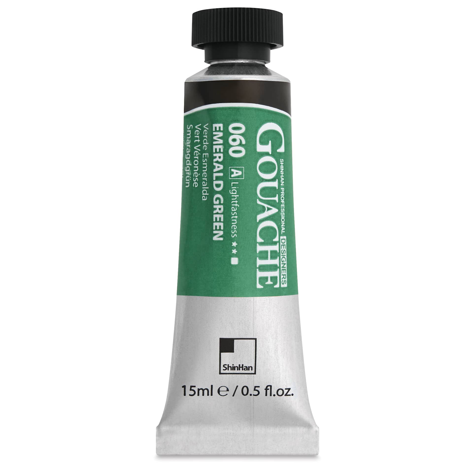ShinHan Professional Designers Gouache - Emerald Green, 15 ml - front