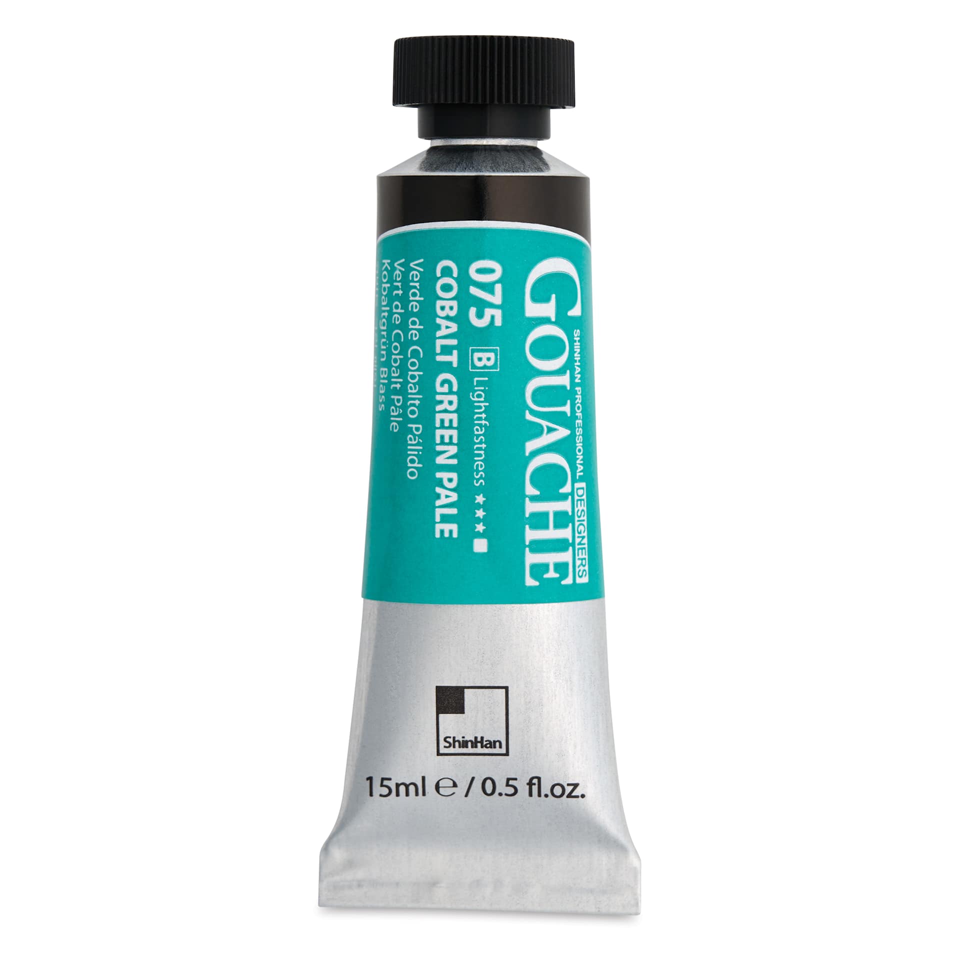 ShinHan Professional Designers Gouache - Cobalt Green Pale, 15 ml - front