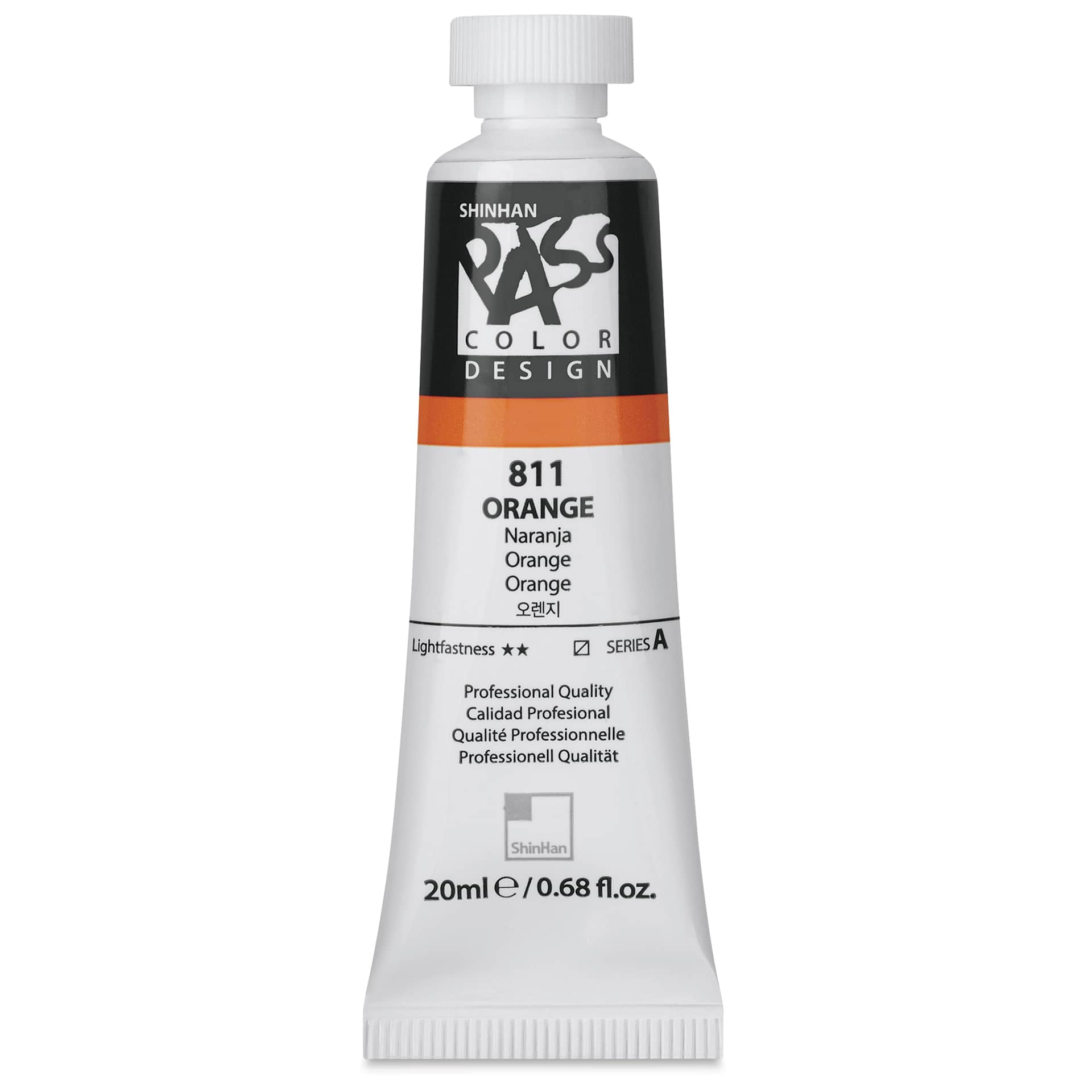ShinHan Pass Colors Opaque Watercolor Tube - Orange, 20 ml