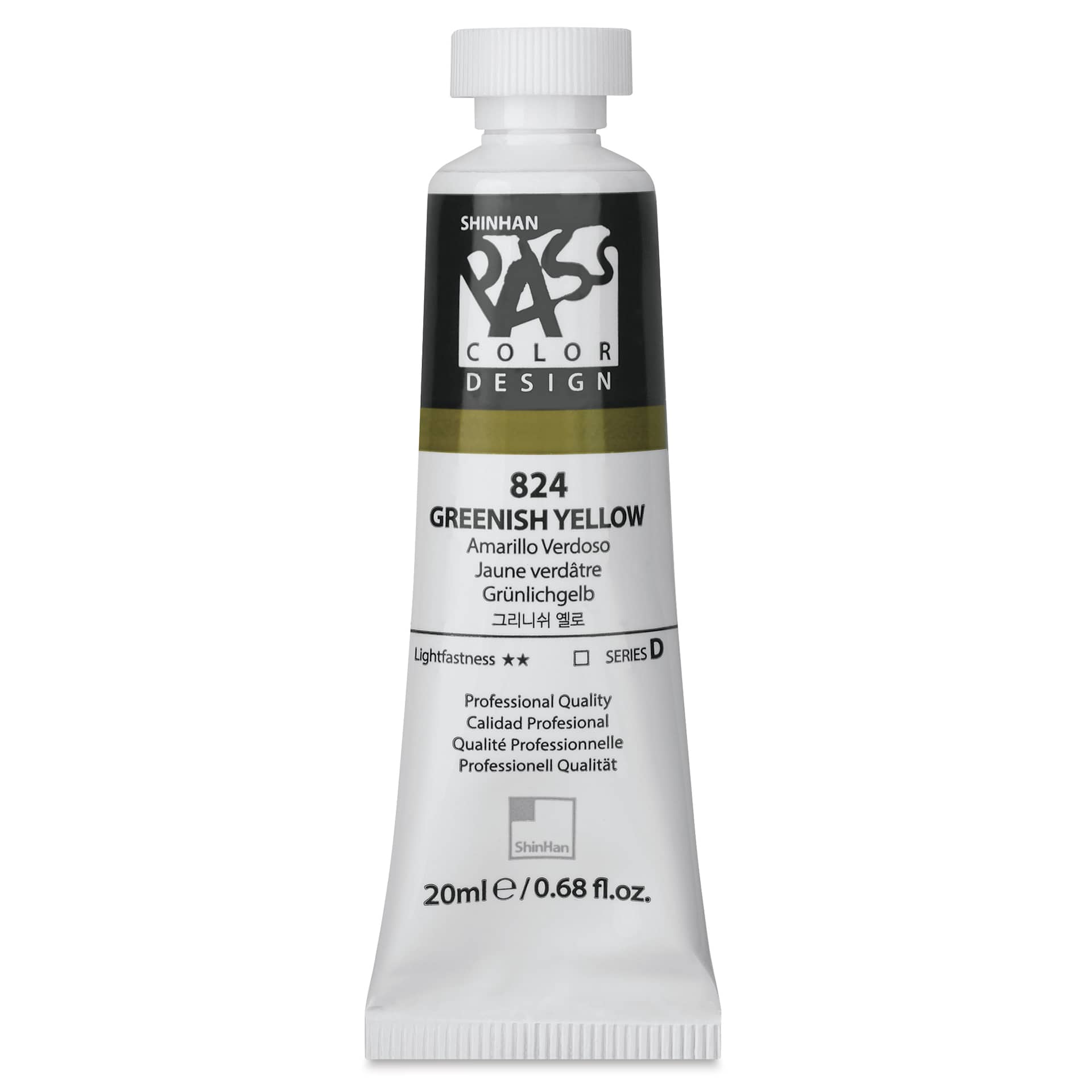 ShinHan Pass Colors Opaque Watercolor Tube - Greenish Yellow, 20 ml