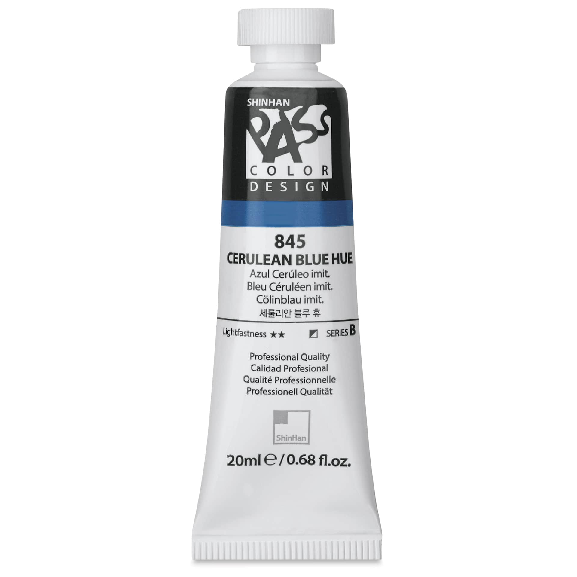 ShinHan Pass Colors Opaque Watercolor Tube - Cerulean Blue Hue, 20 ml