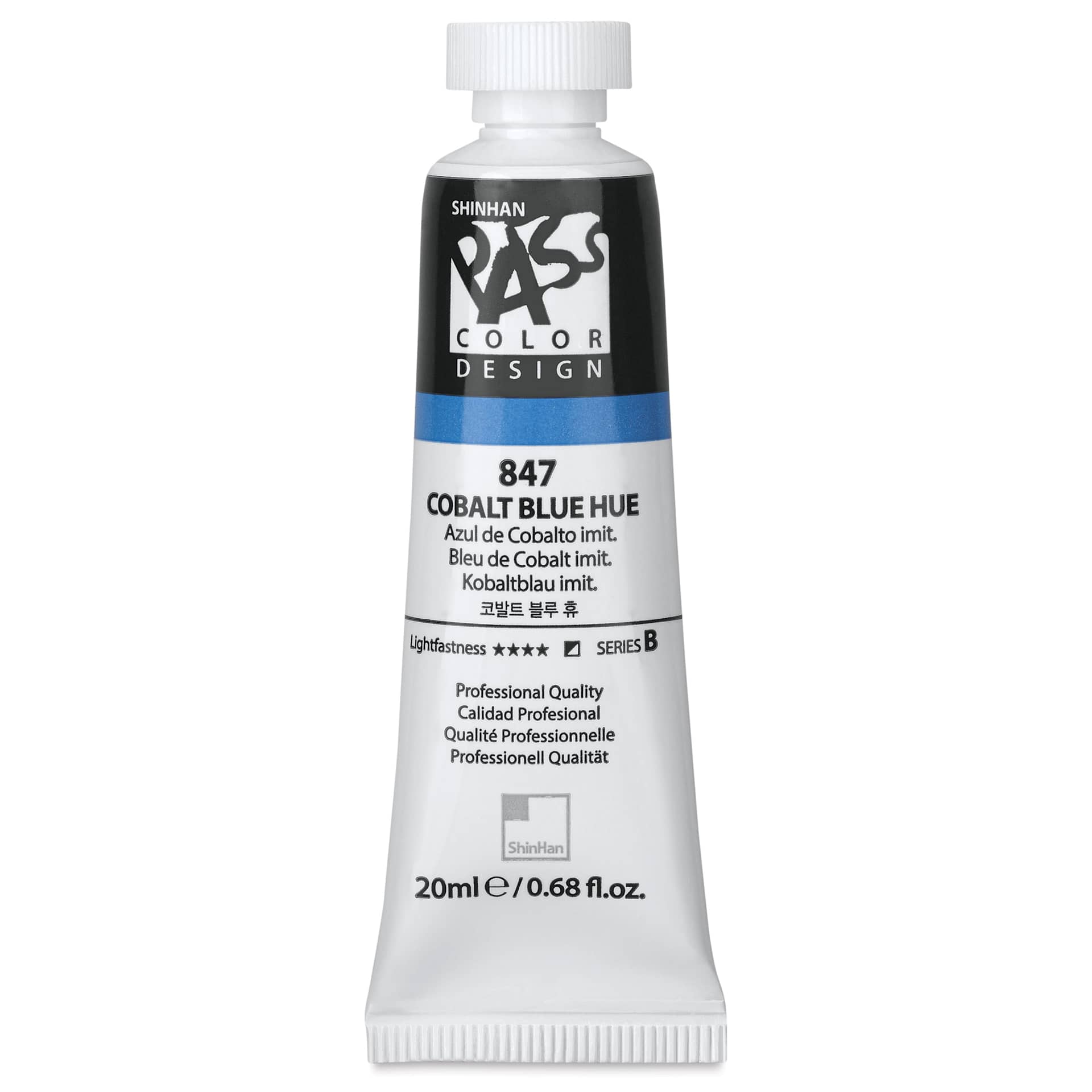 ShinHan Pass Colors Opaque Watercolor Tube - Cobalt Blue Hue, 20 ml