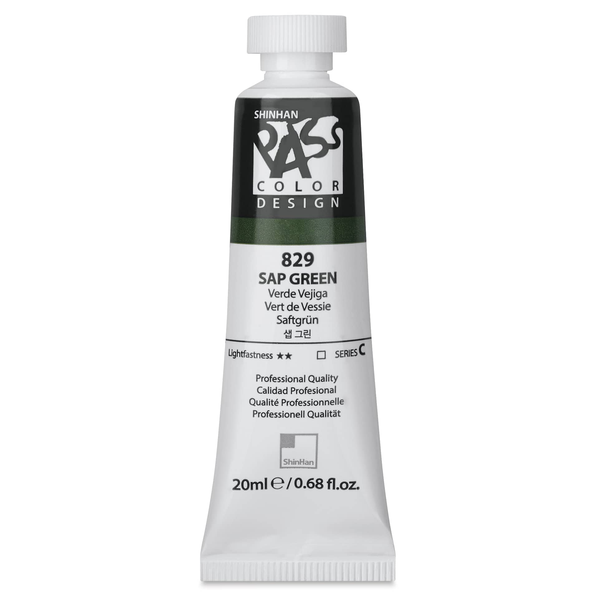 ShinHan Pass Colors Opaque Watercolor Tube - Sap Green, 20 ml