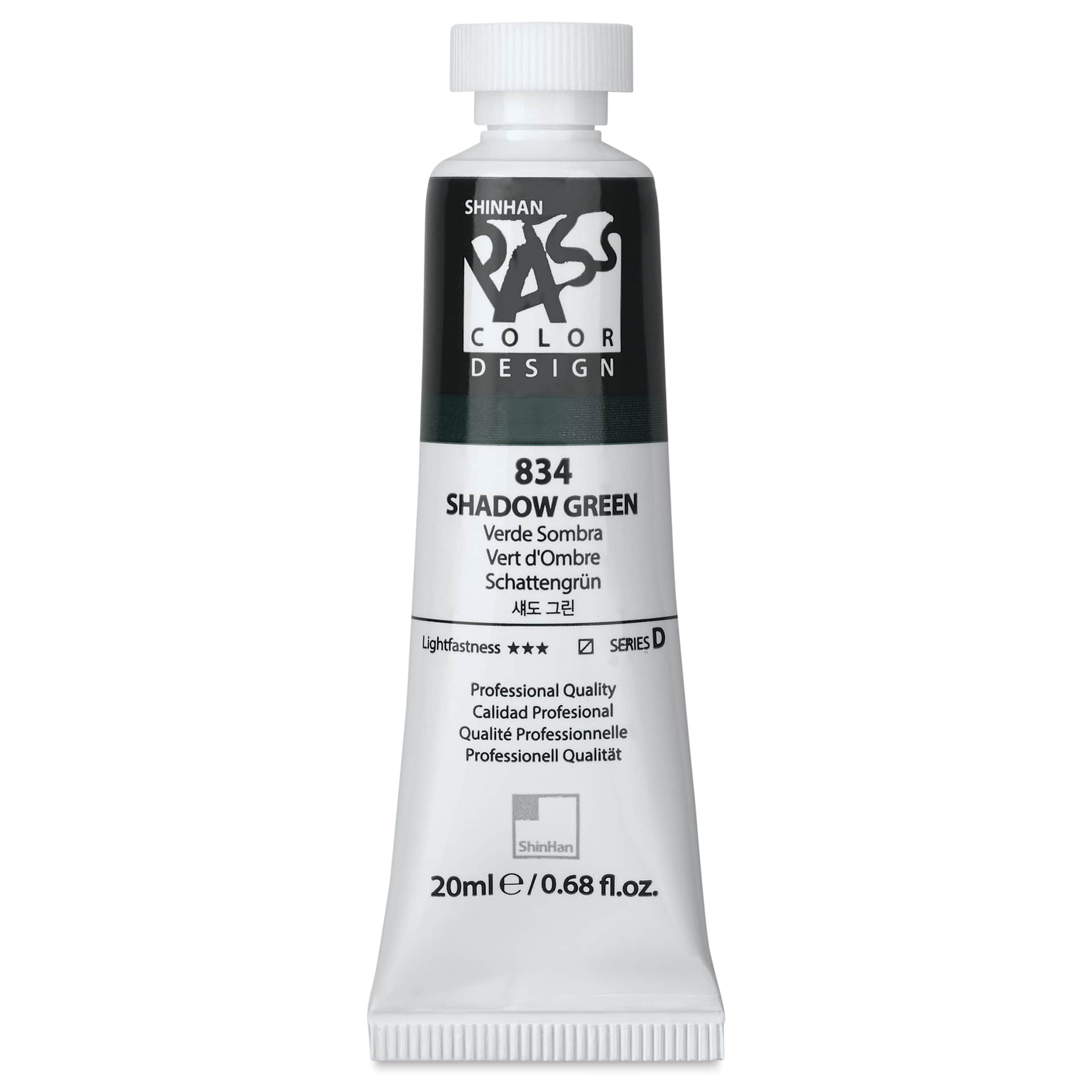 ShinHan Pass Colors Opaque Watercolor Tube - Shadow Green, 20 ml