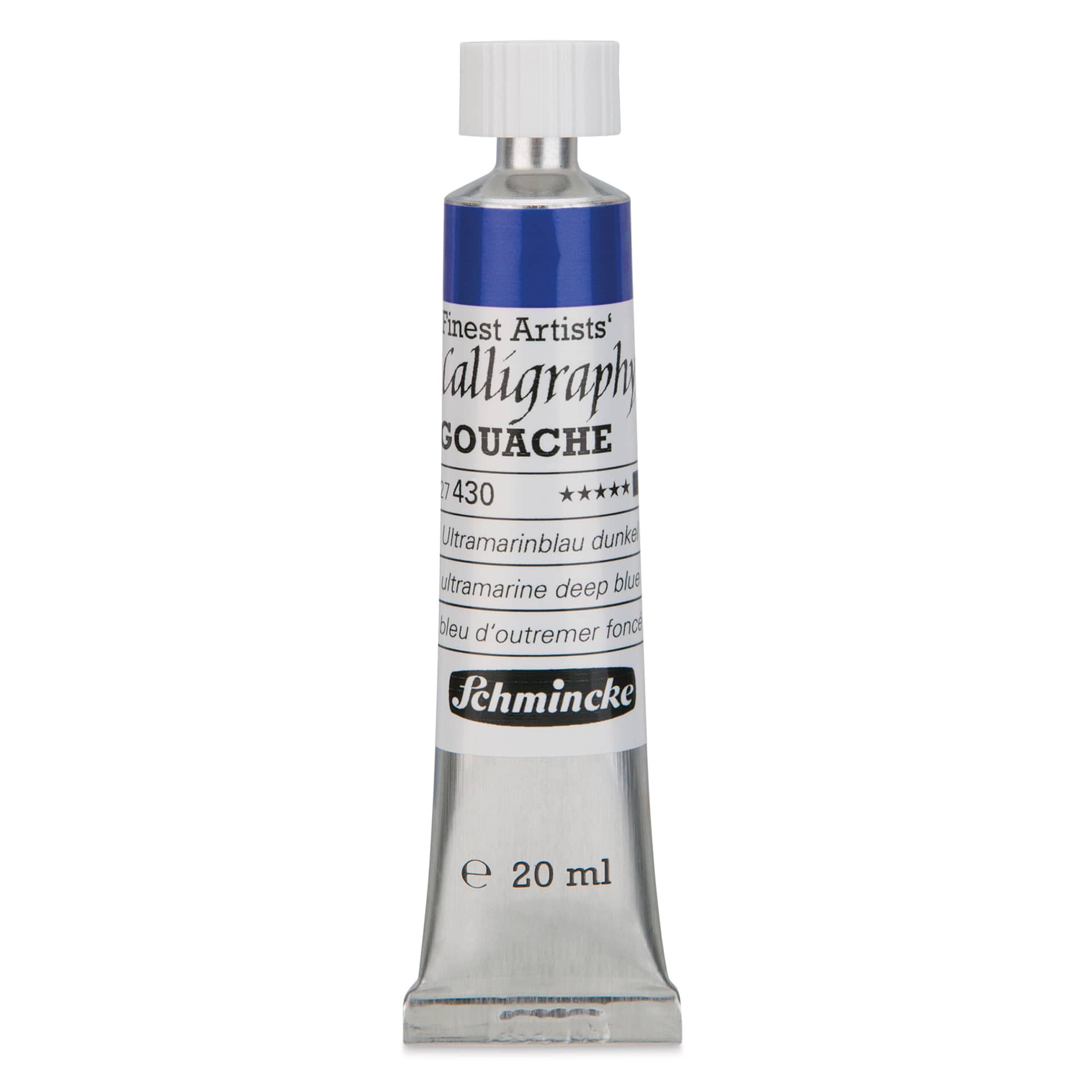 Schmincke Calligraphy Gouache - Ultramarine Deep Blue, 20 ml Tube