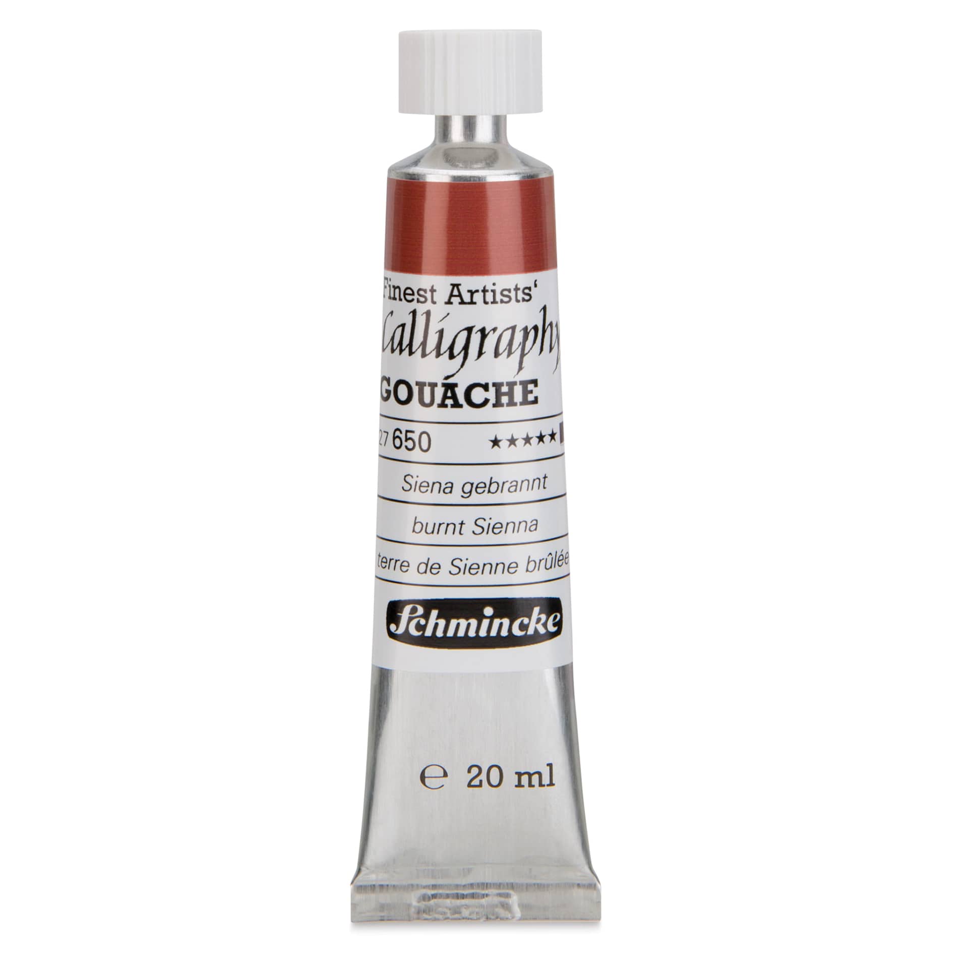 Schmincke Calligraphy Gouache - Burnt Sienna, 20 ml Tube 
