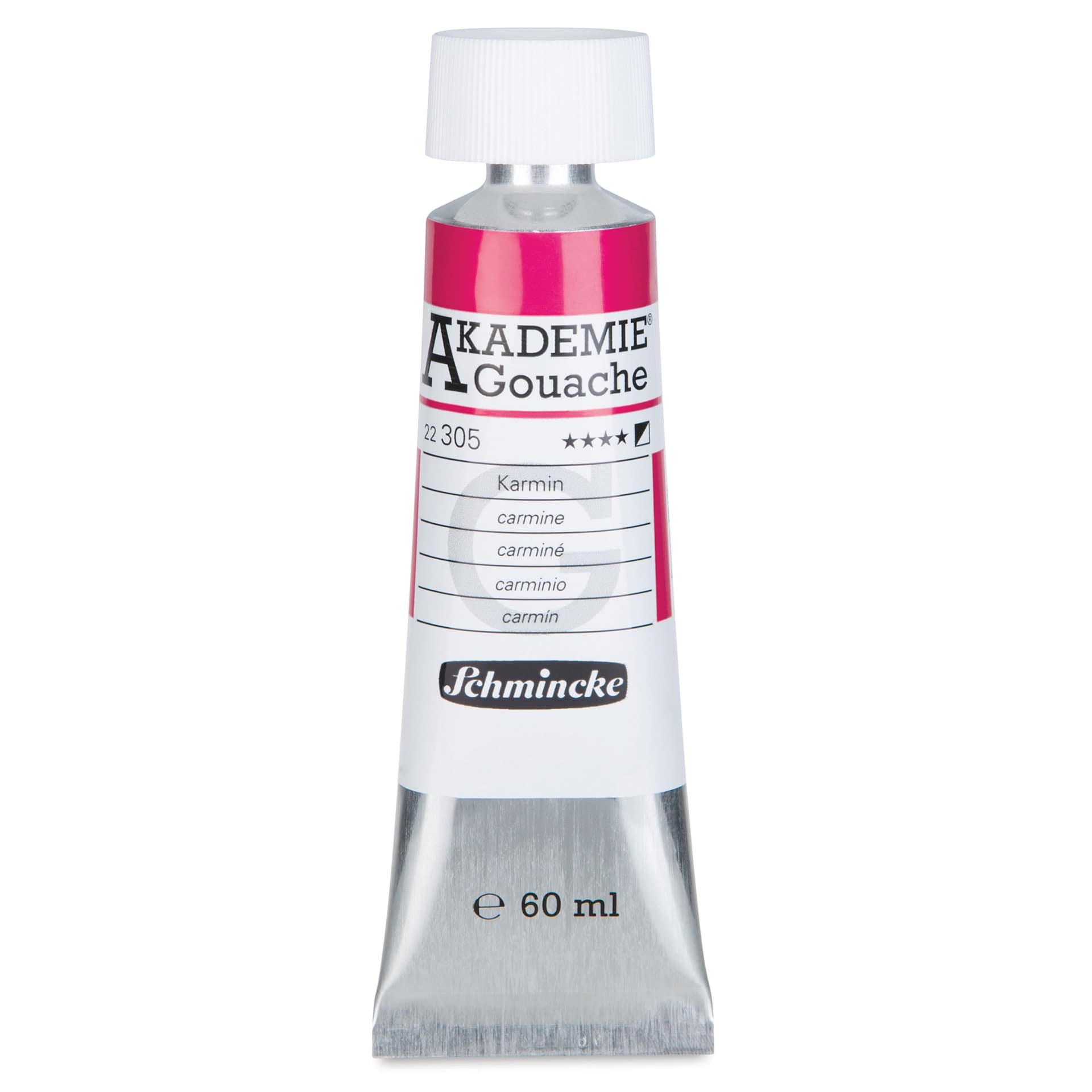 Schmincke Akademie Gouache Paint - Carmine, 60 ml Tube