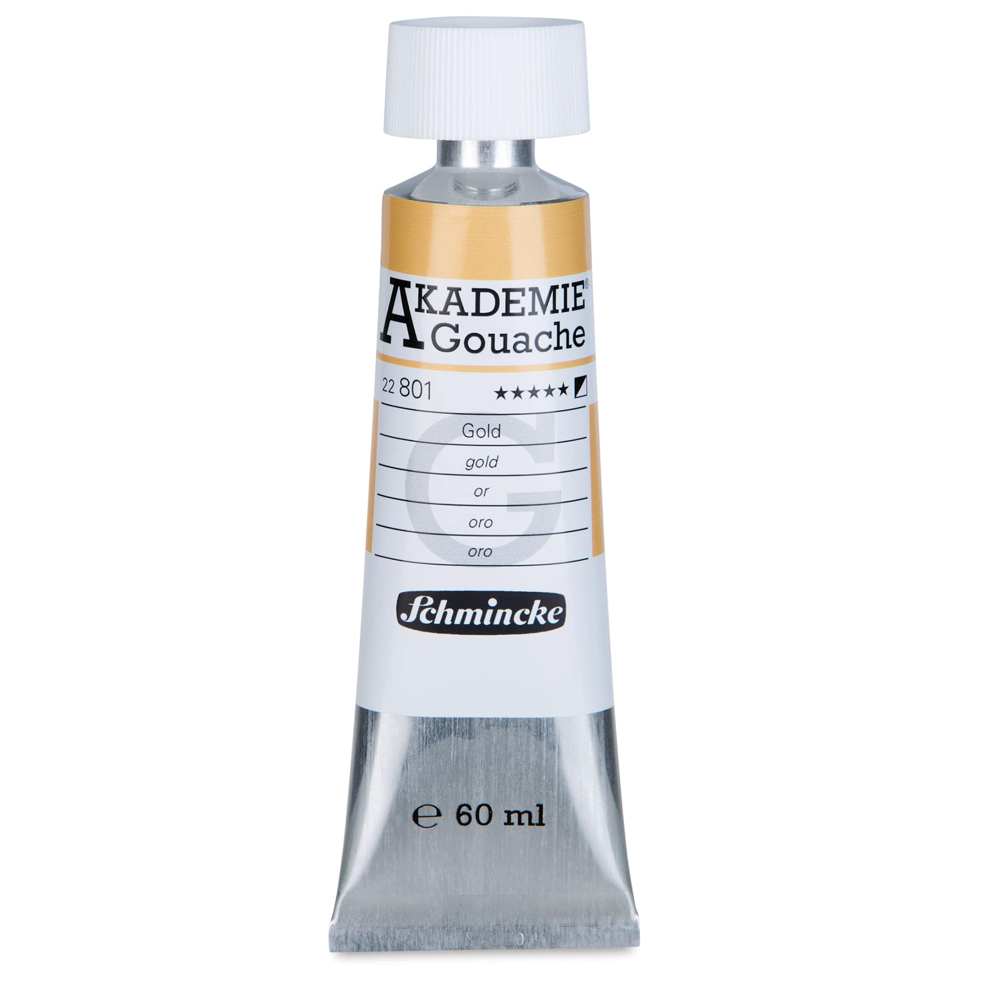 Schmincke Akademie Gouache Paint - Gold, 60 ml Tube
