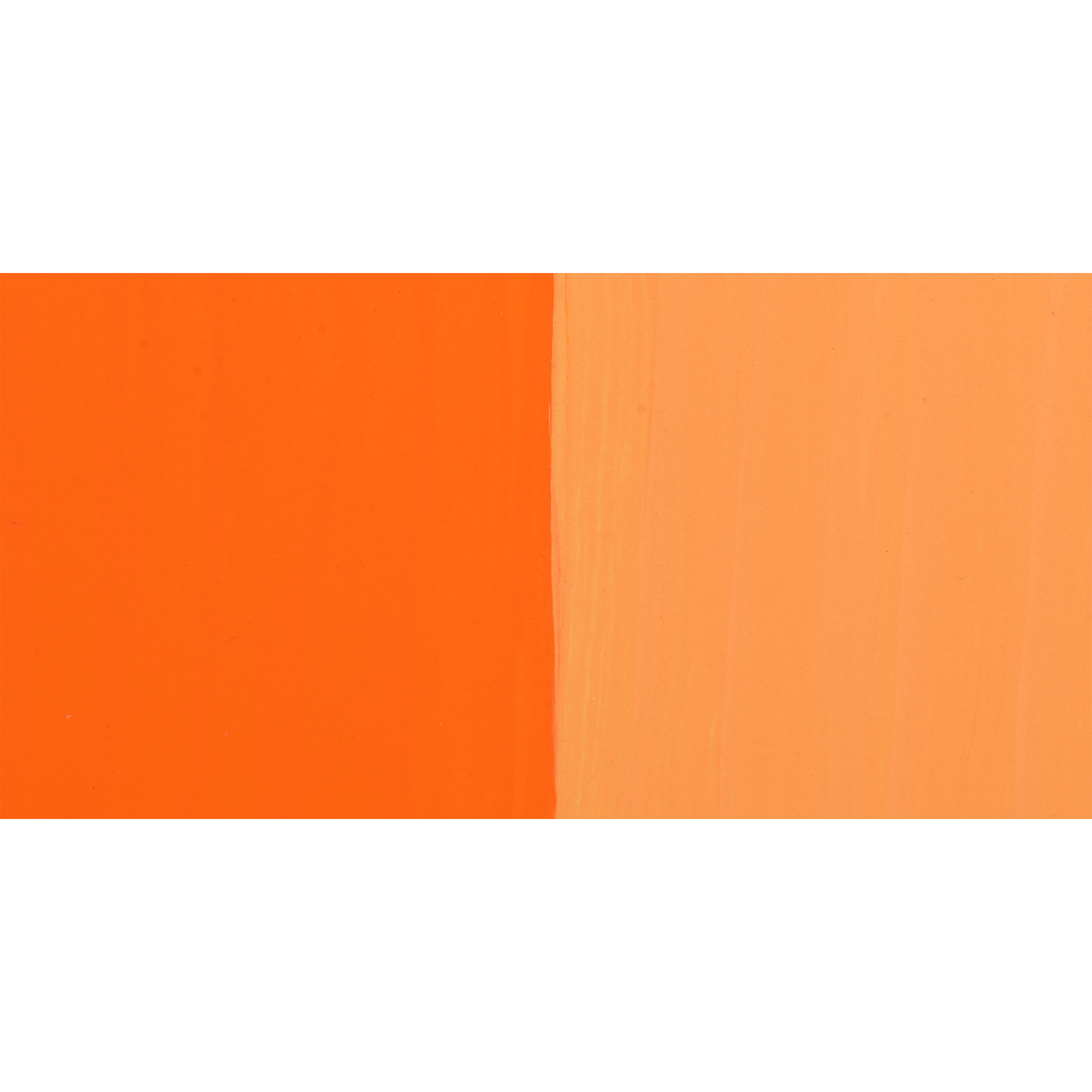 Lefranc Bourgeois Flashe Biobased Paint - Cadmium Free Orange, swatch