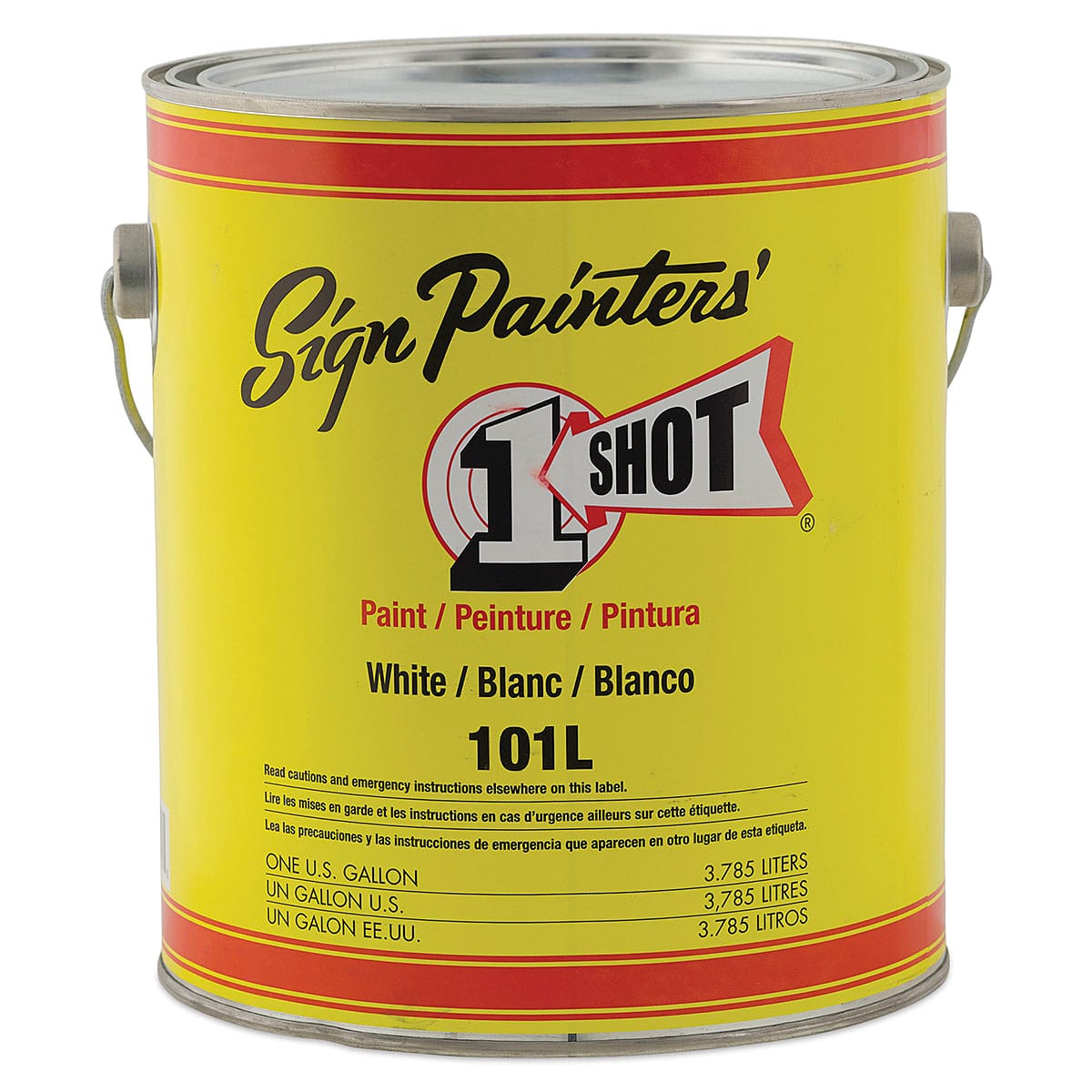 1-Shot Lettering Enamel - White, Gallon