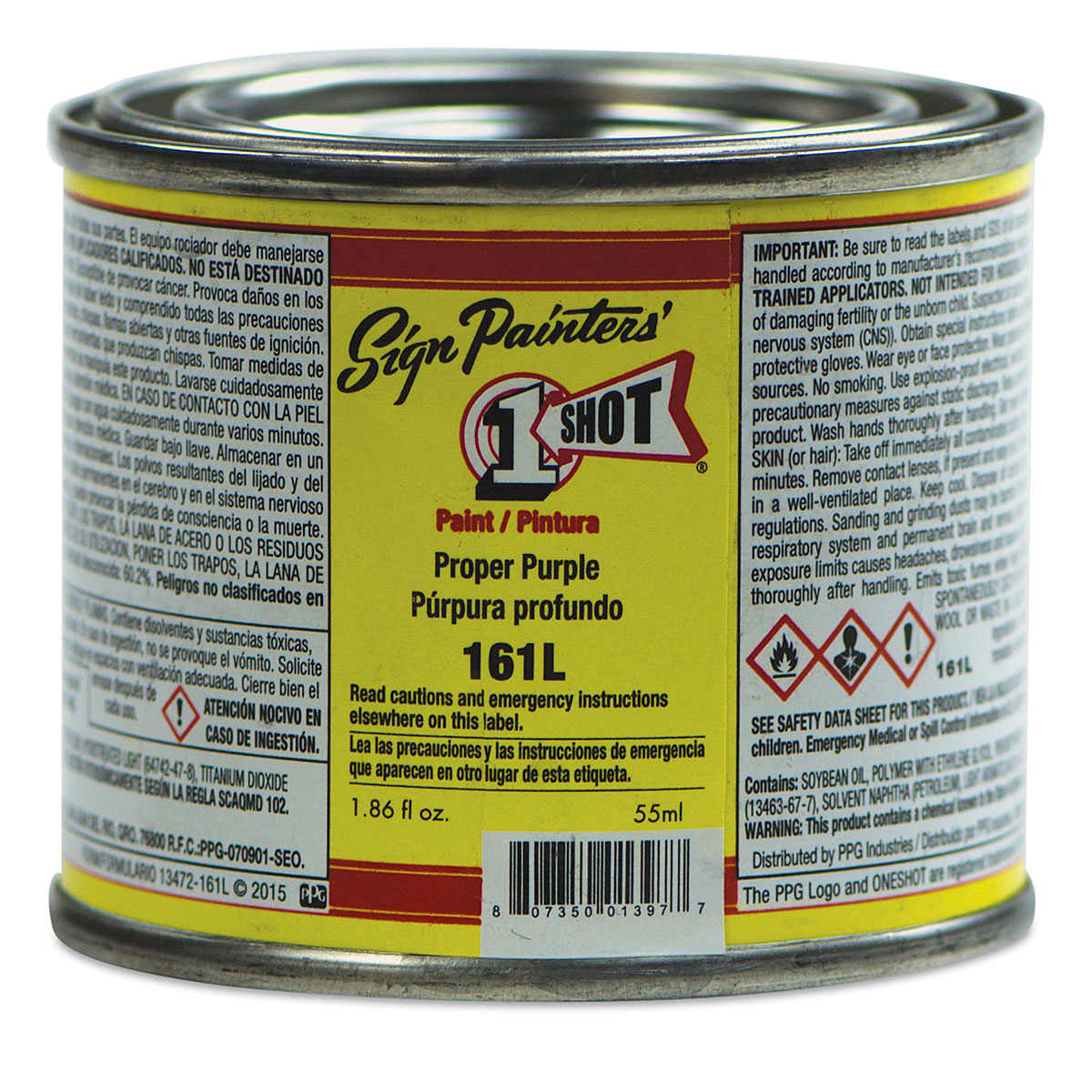1-Shot Lettering Enamel - Proper Purple, 4 oz