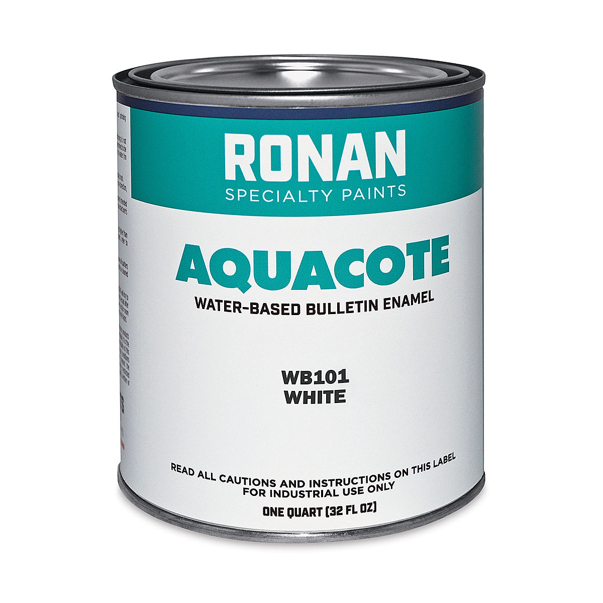 Ronan Aquacote Water-Based Acrylic Color - White, Quart