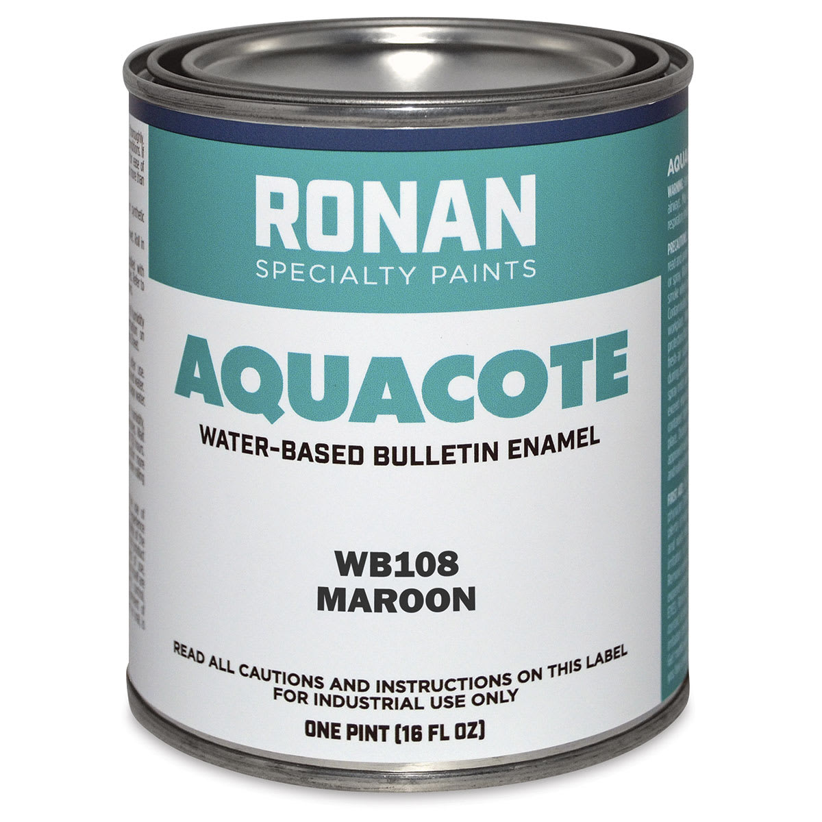 Ronan Aquacote Water-Based Acrylic Color - Maroon, Pint