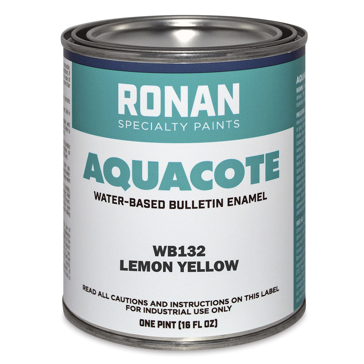Ronan Aquacote Water-Based Acrylic Color - Lemon Yellow, Pint