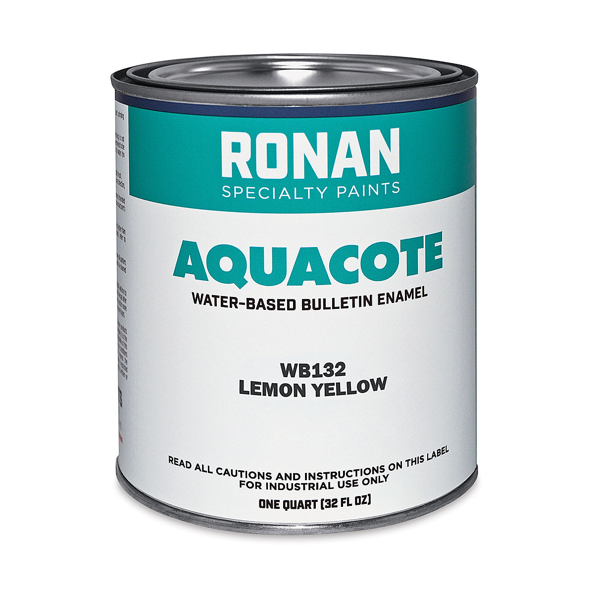 Ronan Aquacote Water-Based Acrylic Color - Lemon Yellow, Quart