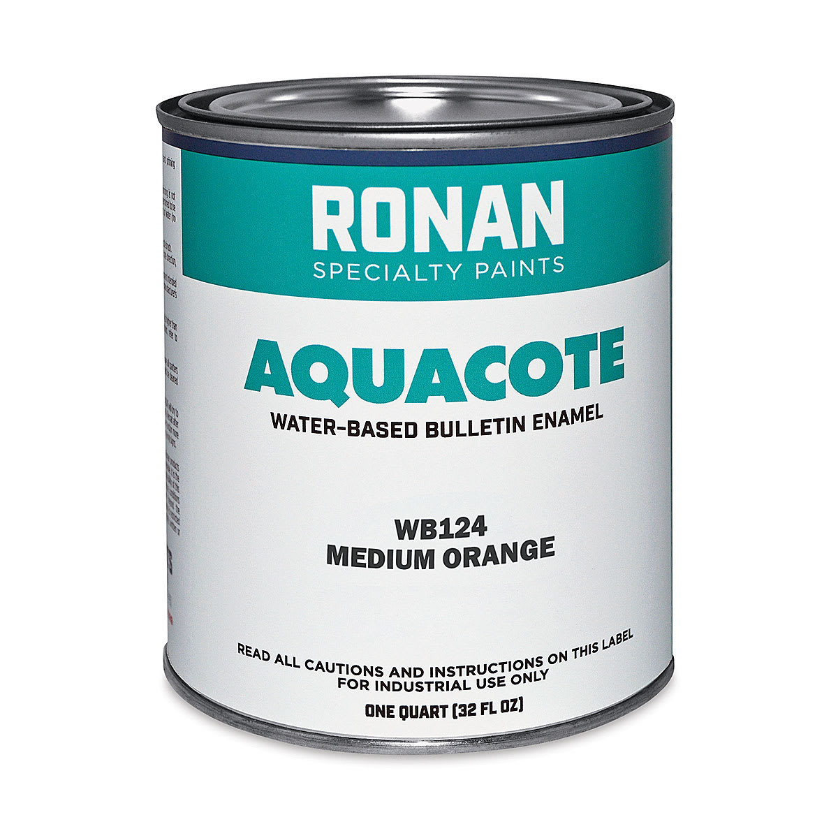 Ronan Aquacote Water-Based Acrylic Color - Medium Orange, Quart
