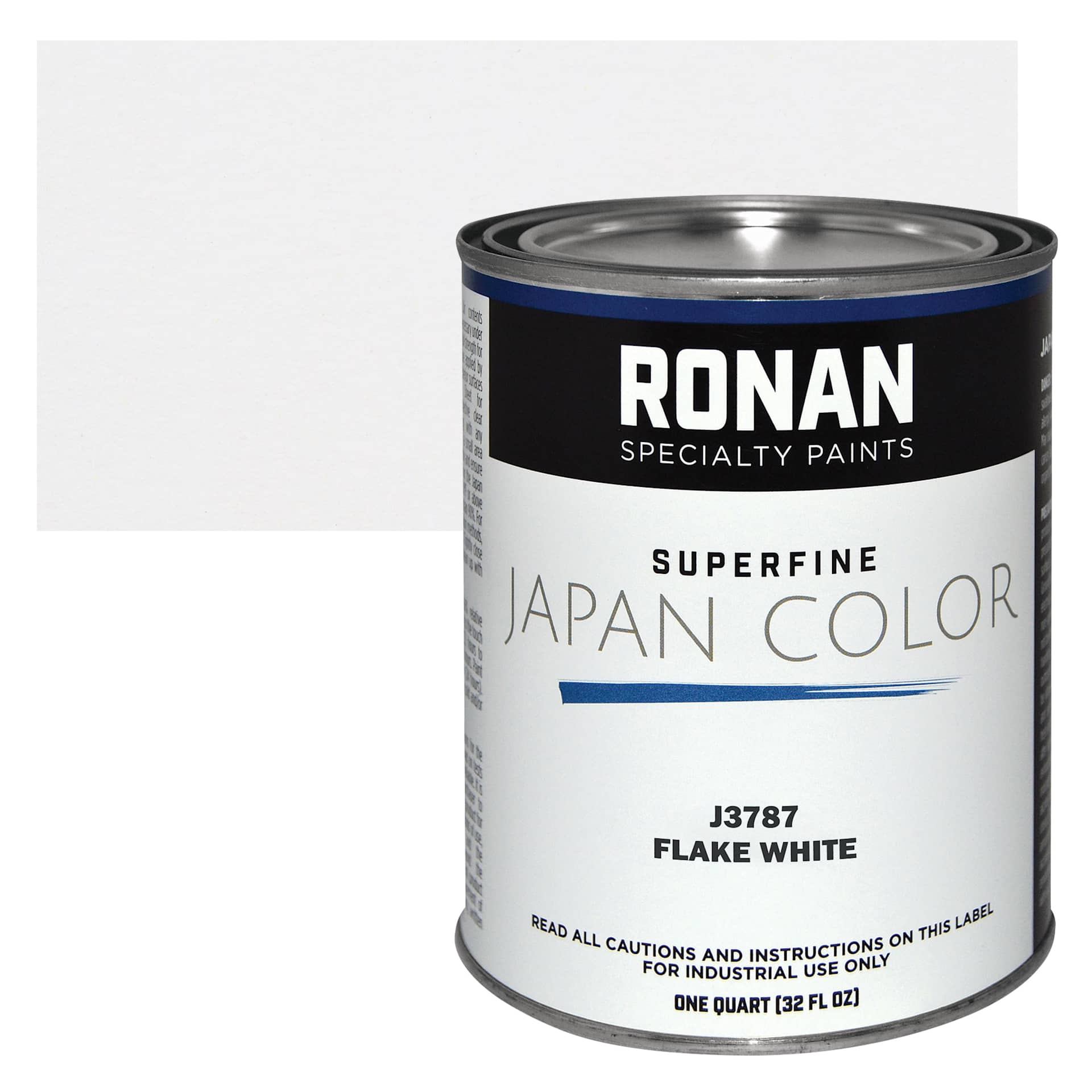 Ronan Superfine Japan Color - Flake White - Can and Swatch