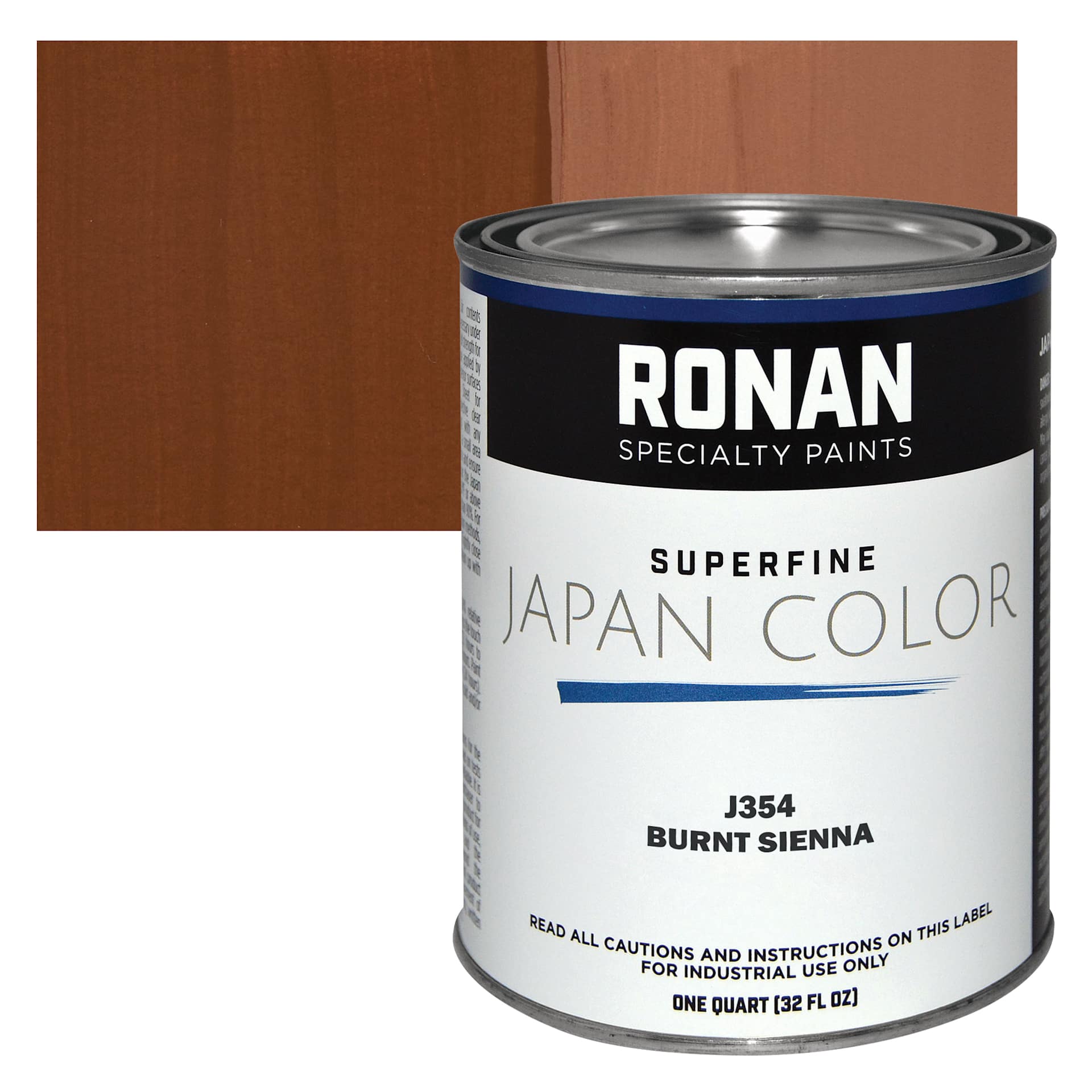 Ronan Superfine Japan Color - Burnt Sienna - Can and Swatch