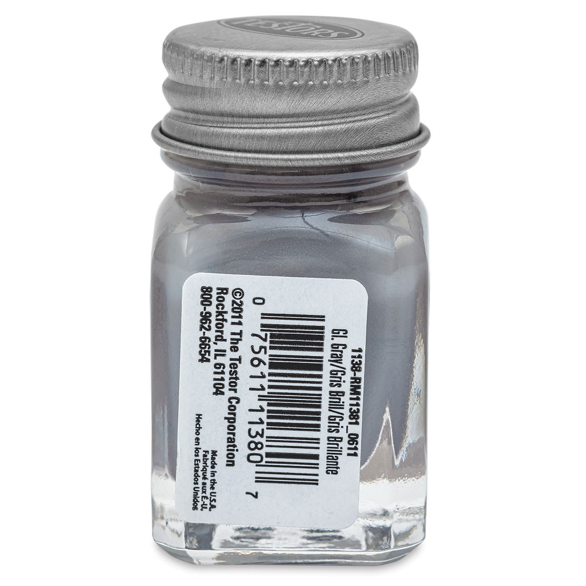 Testors Enamel Paint - Gray, 1/4 oz bottle