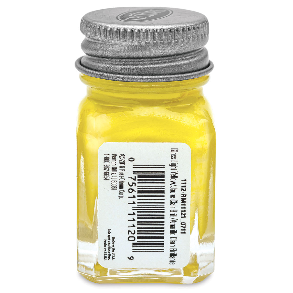 Testors Enamel Paint - Light Yellow, 1/4 oz bottle