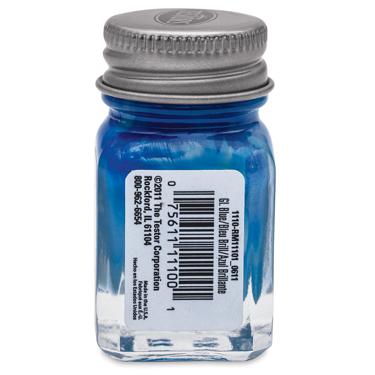 Testors Enamel Paint - Blue, 1/4 oz bottle