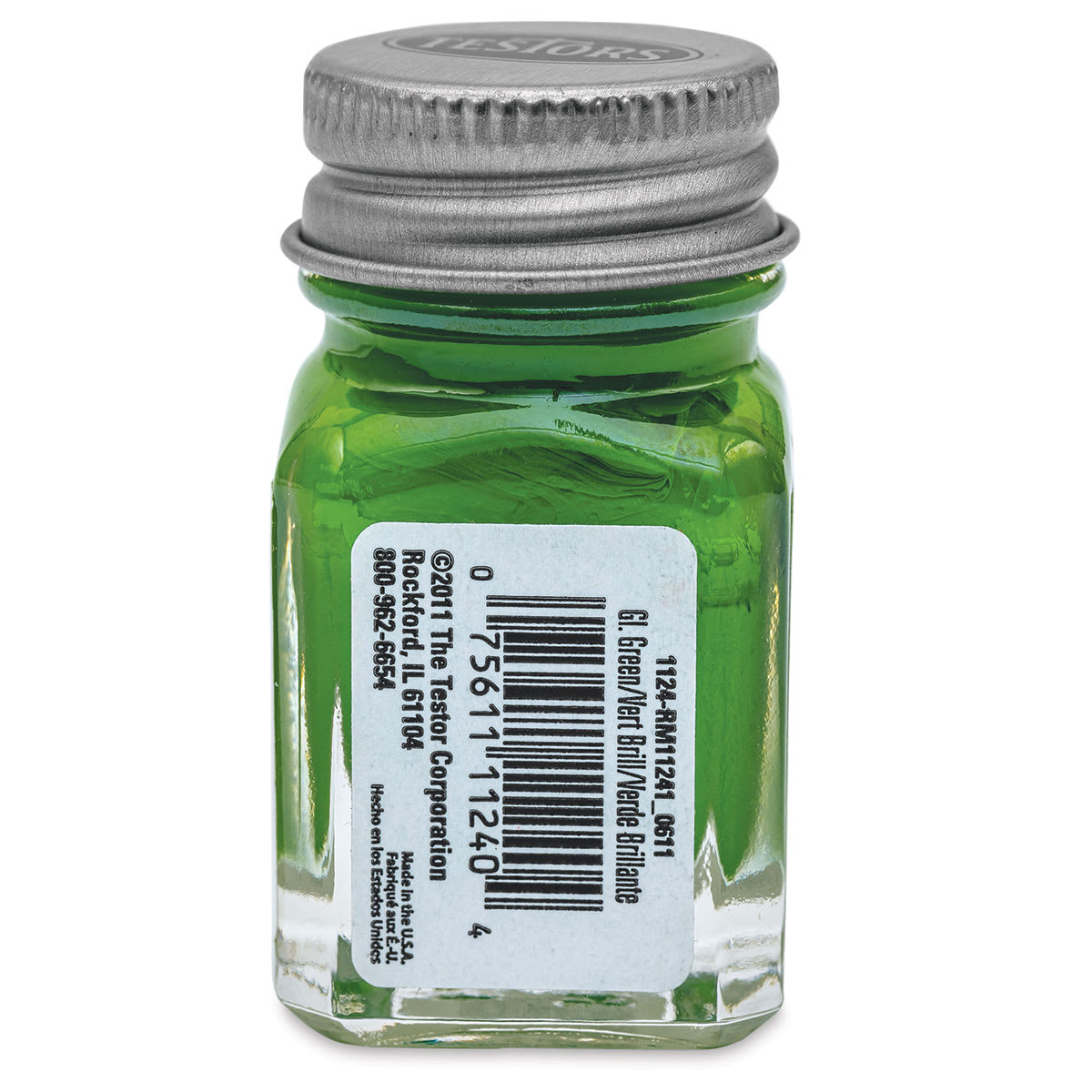 Testors Enamel Paint - Green, 1/4 oz bottle
