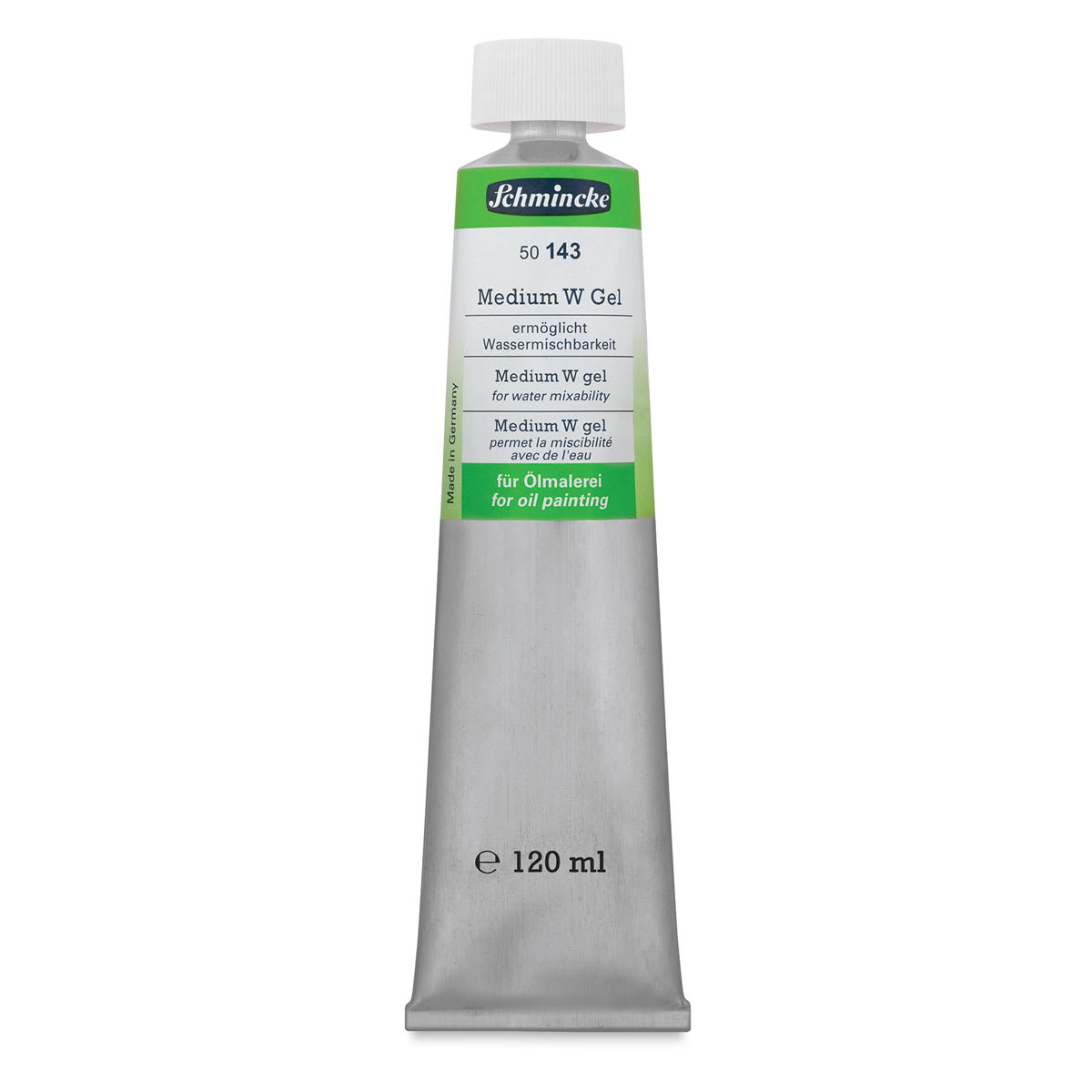 Schmincke Medium W Gel - Front of 120 ml Tube