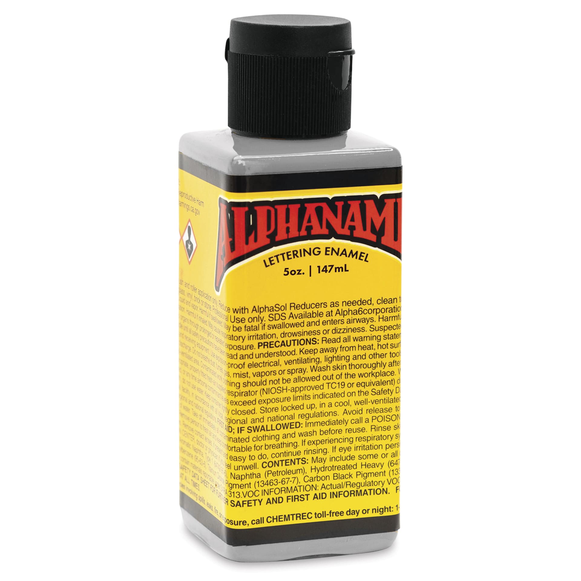Alpha6 Alphanamel Lettering Enamel - Light Grey, 147 ml, Bottle