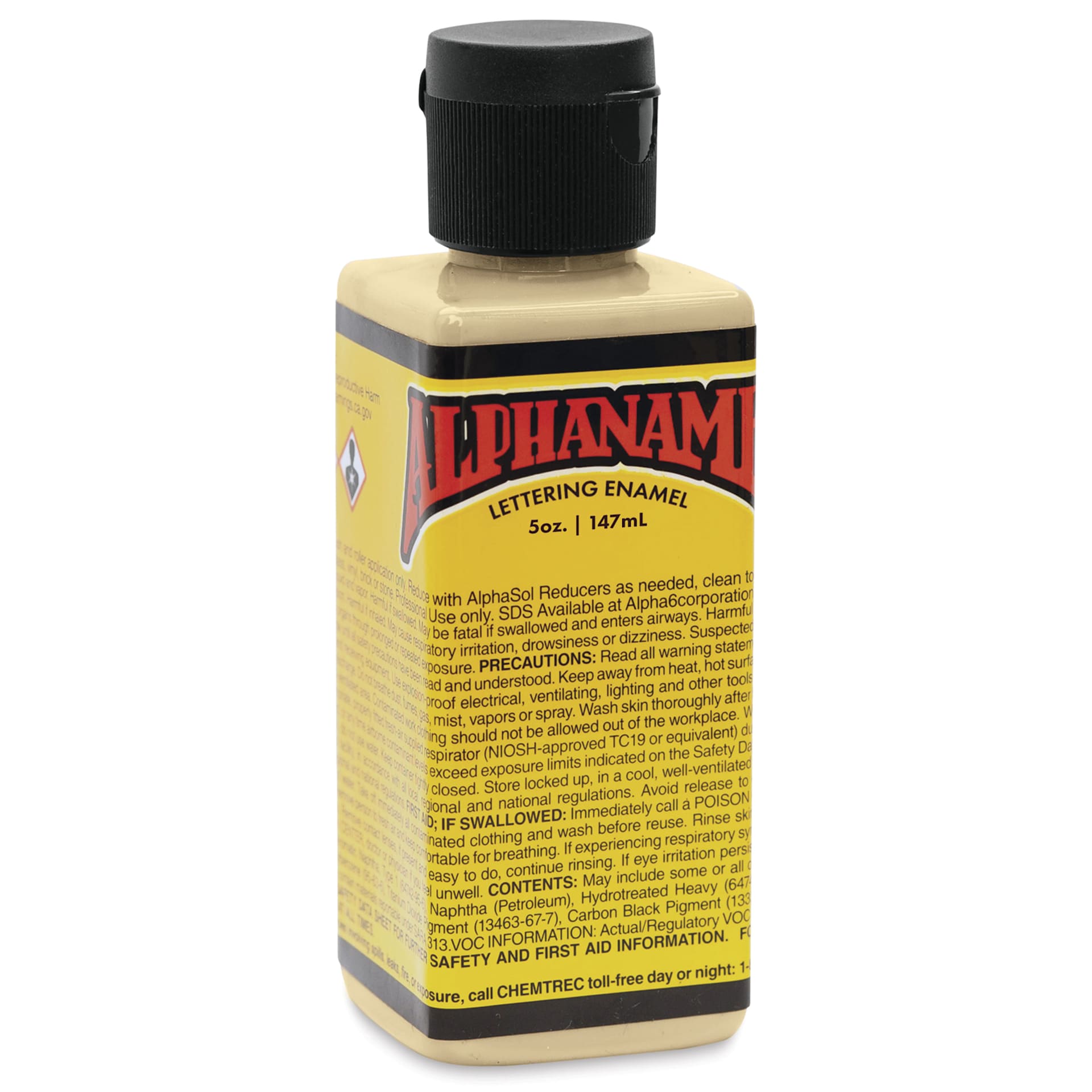 Alpha6 Alphanamel Lettering Enamel - Tan, 147 ml, Bottle