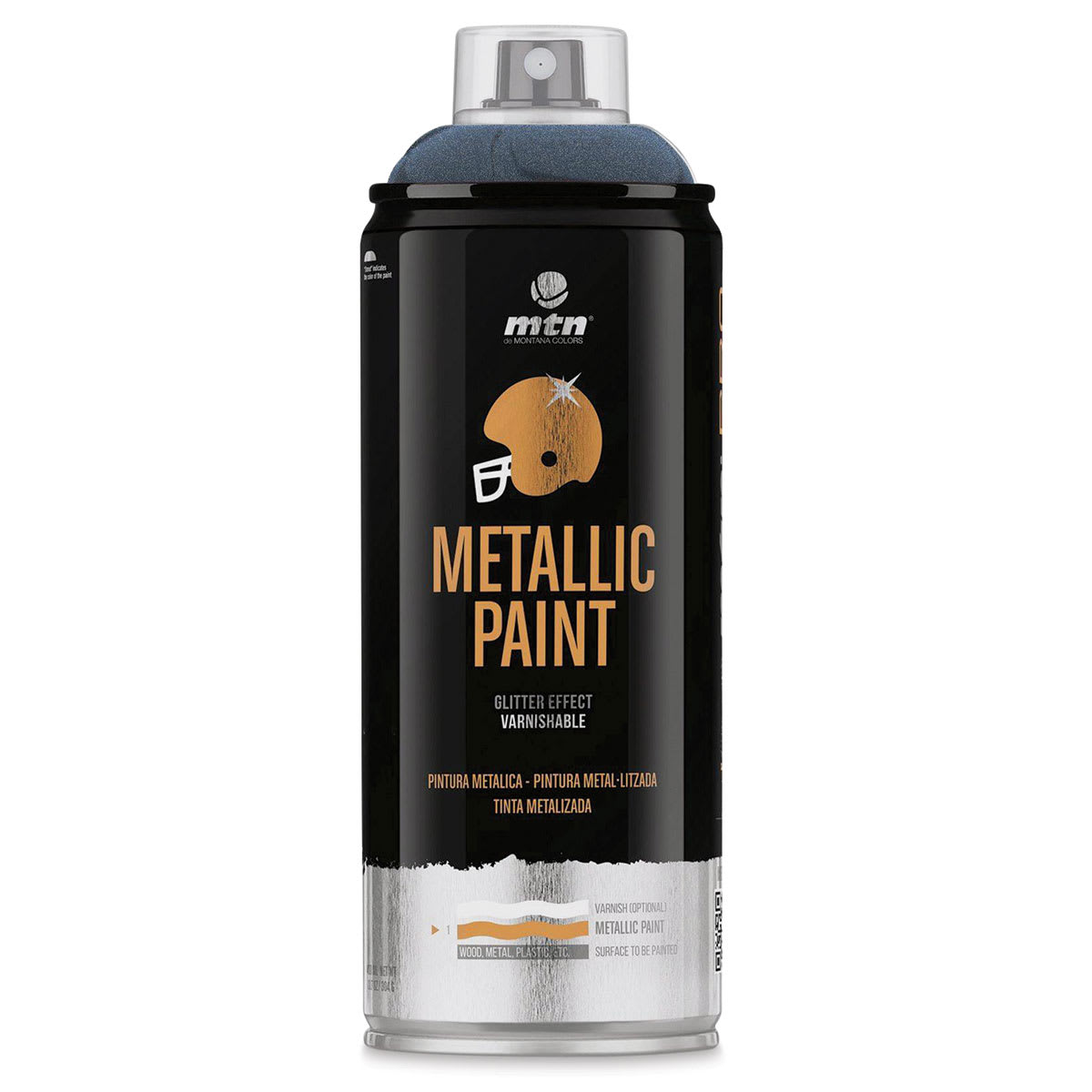 MTN Pro Metallic Spray Paint - Metallic Dark Blue, 400 ml