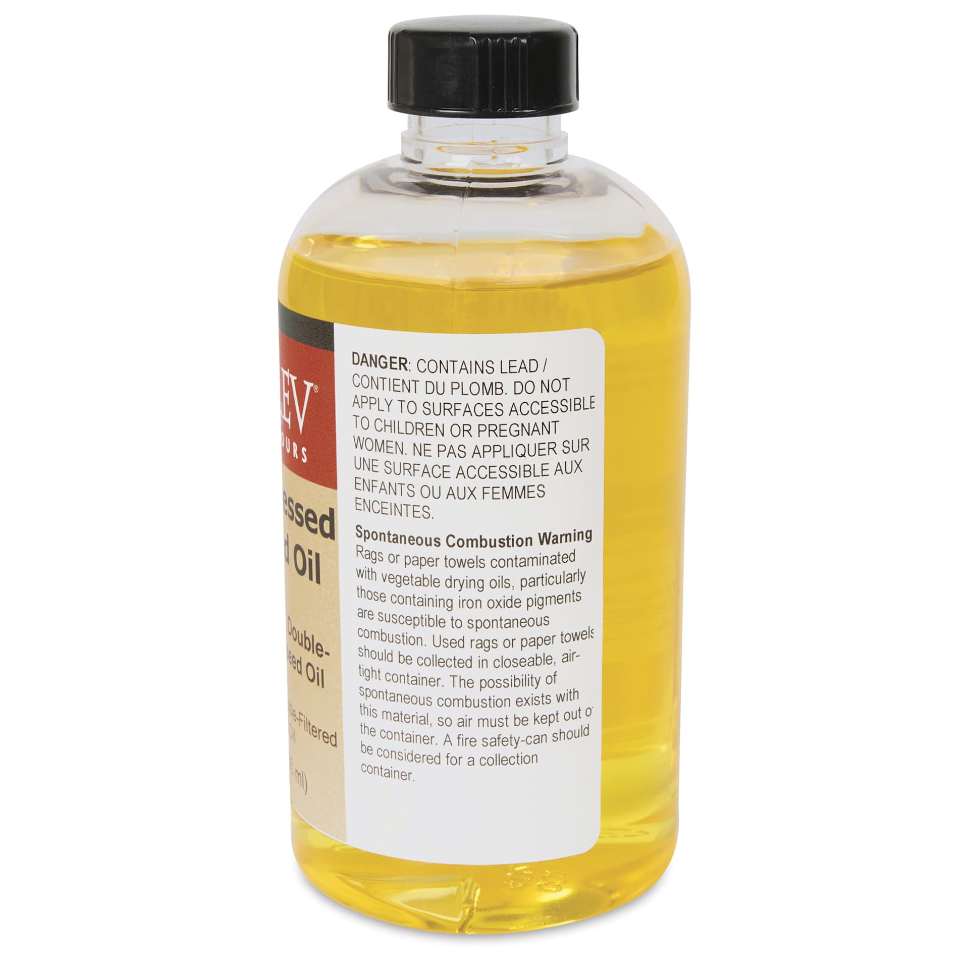 Rublev Cold-Pressed Linseed Oil - 236 ml side