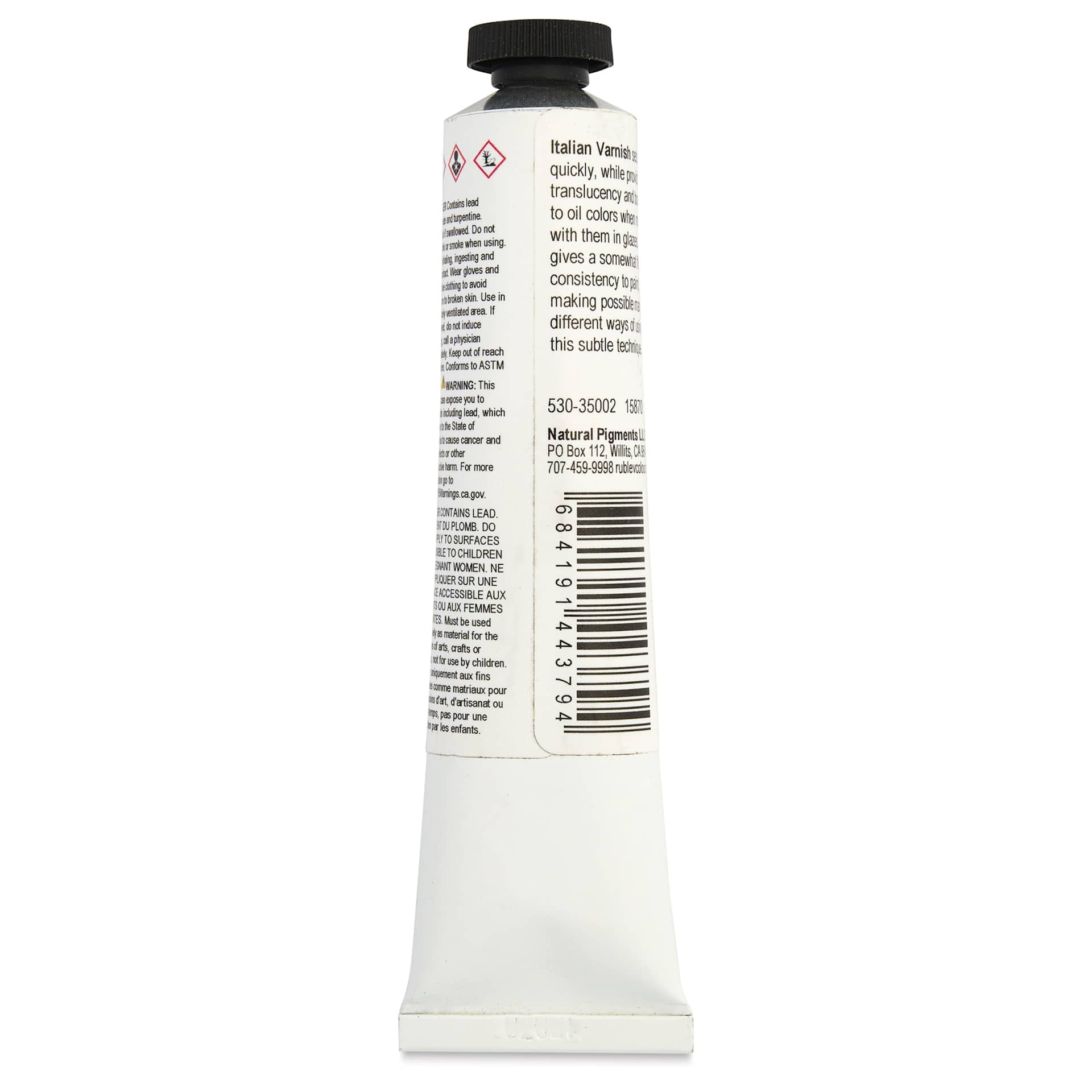 Rublev Italian Varnish Oil Medium - 50 ml back