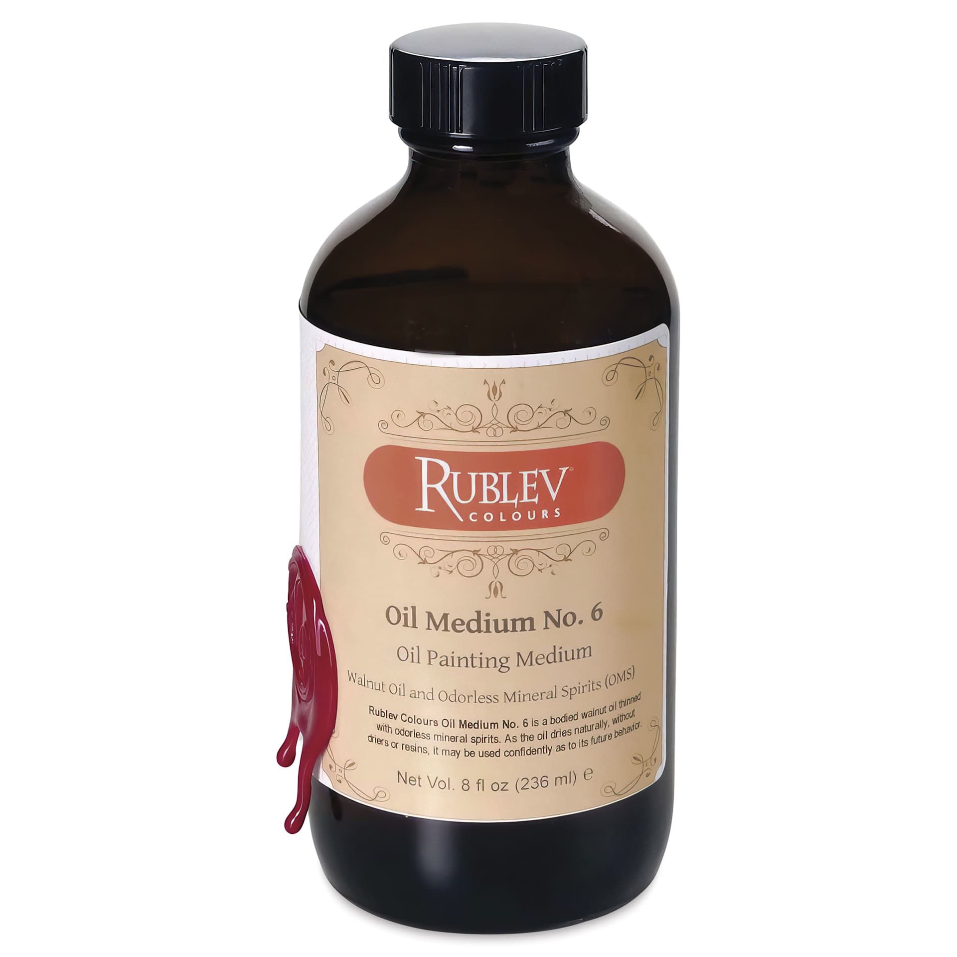 Rublev Fluid Oil Medium - Medium 6, 8 oz