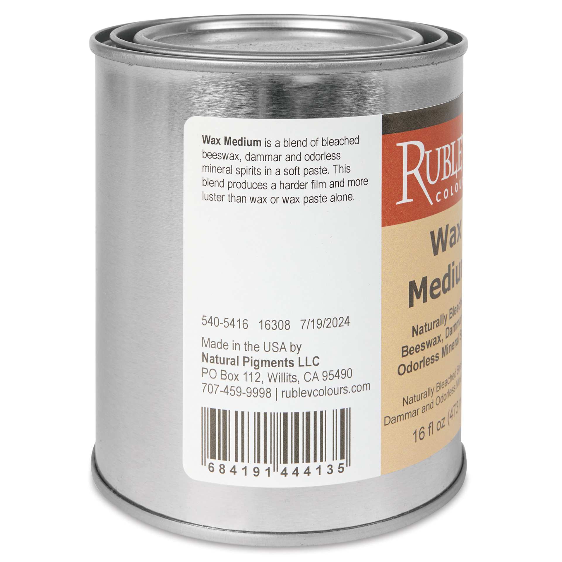 Rublev Wax Medium - 473 ml back