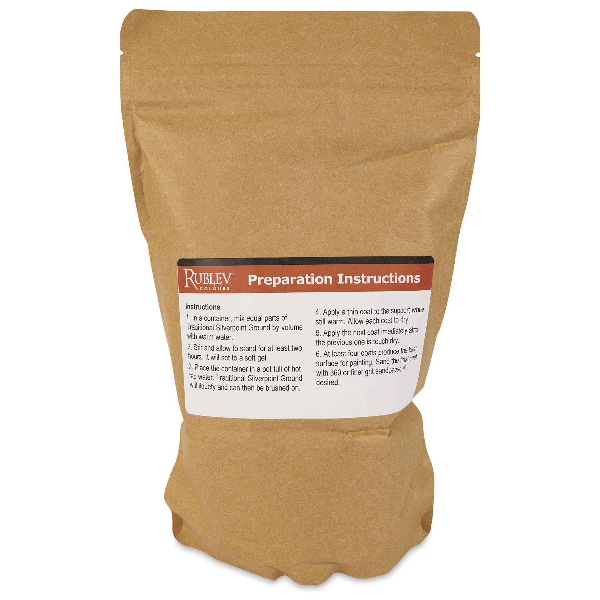 Rublev Traditional Silverpoint Ground - 1000 g back
