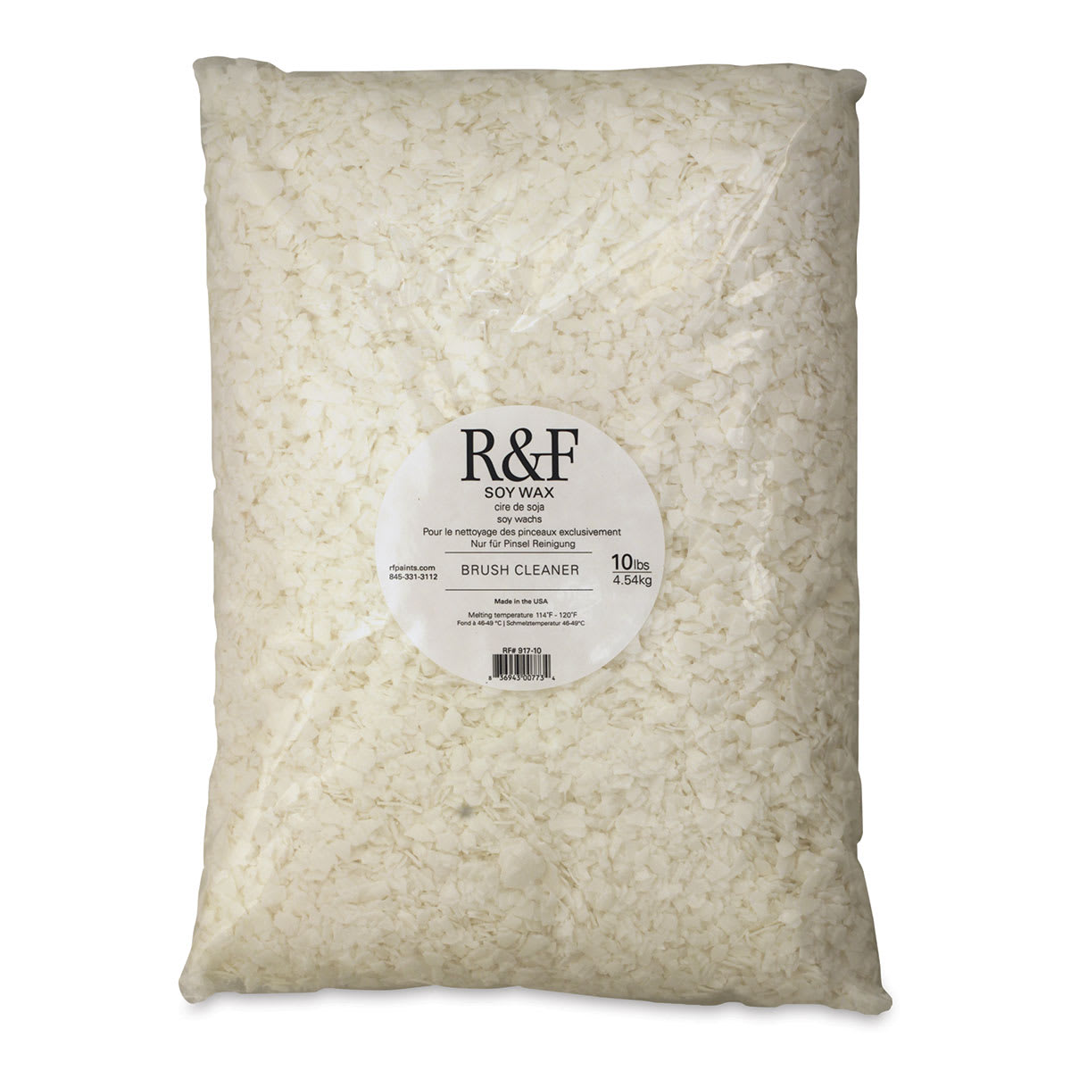 R&F Encaustic Medium - Soy Wax, 10 lb Bag