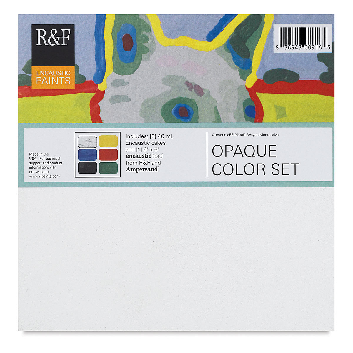 Opaque Colors, Set of 6 Cakes