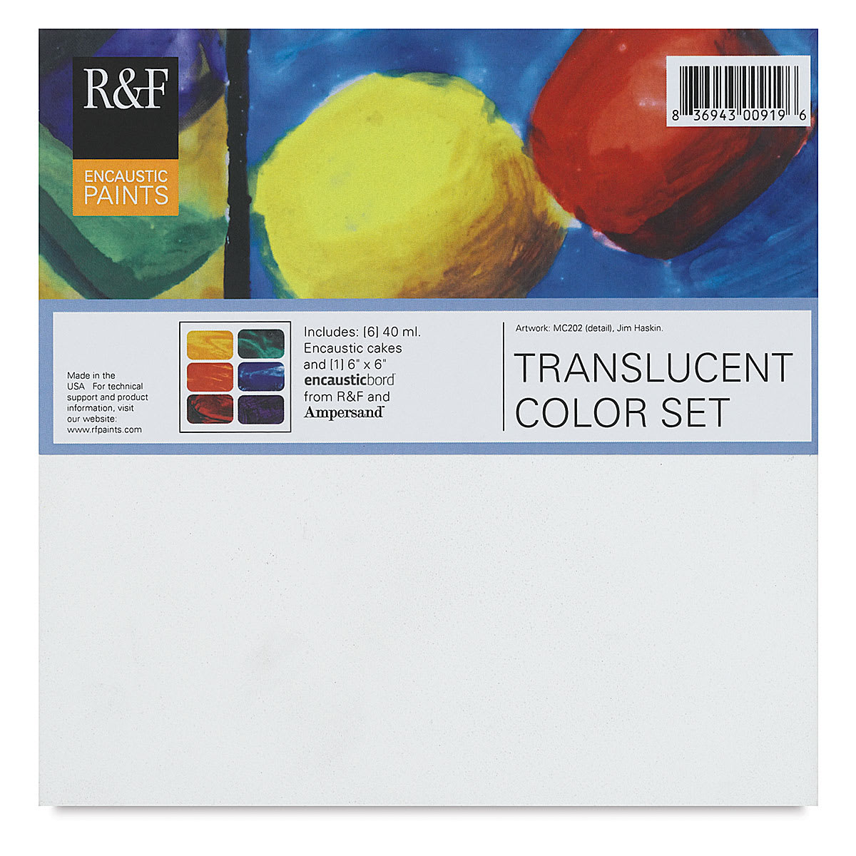 Translucent Colors, Set of 6 Cakes