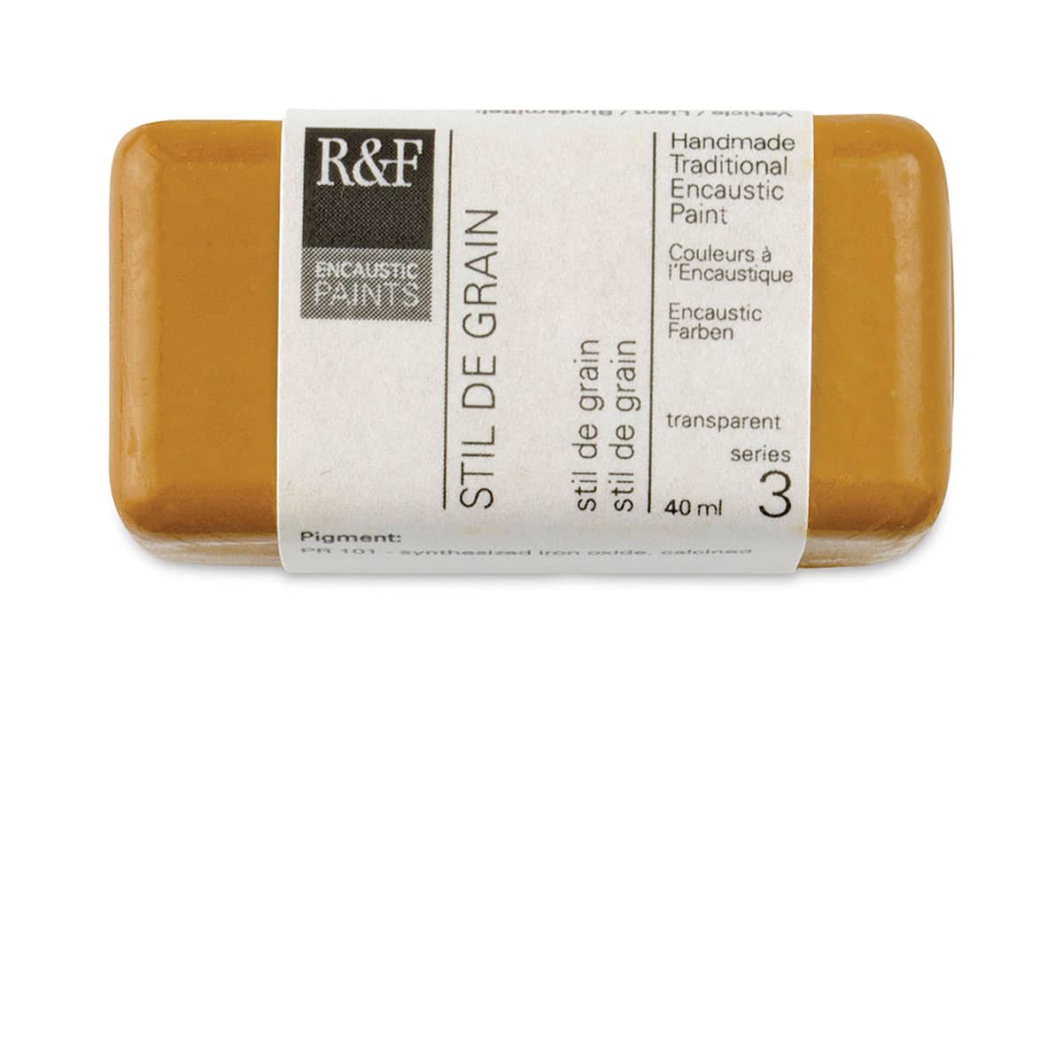 R&F Encaustic Paint Block - Stil de Grain, 40 ml block