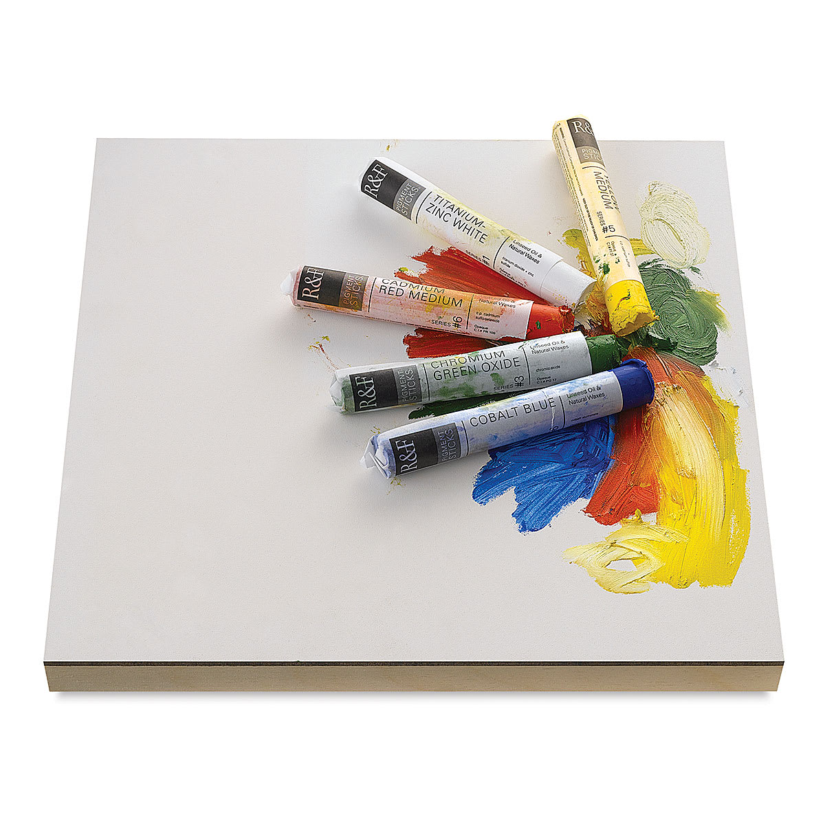 R&F Pigment Sticks - Opaque Colors, Set of 6, 38 ml sticks
