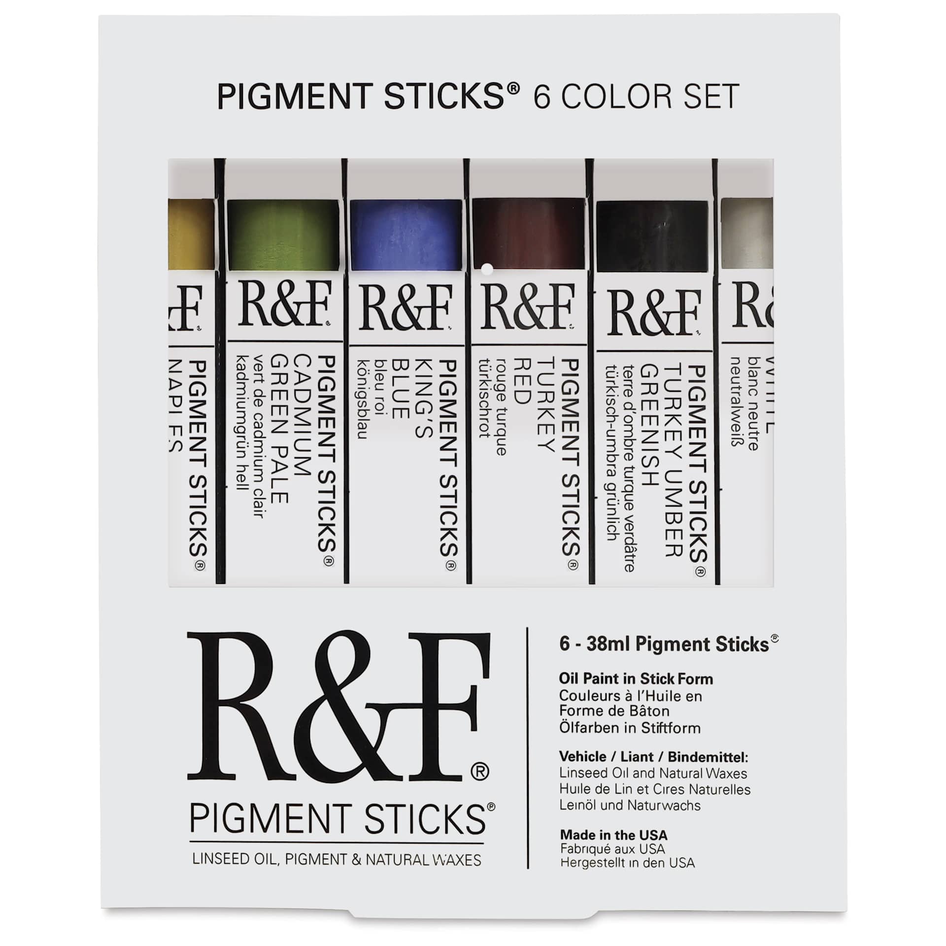 R&F Pigment Sticks - Introductory Set