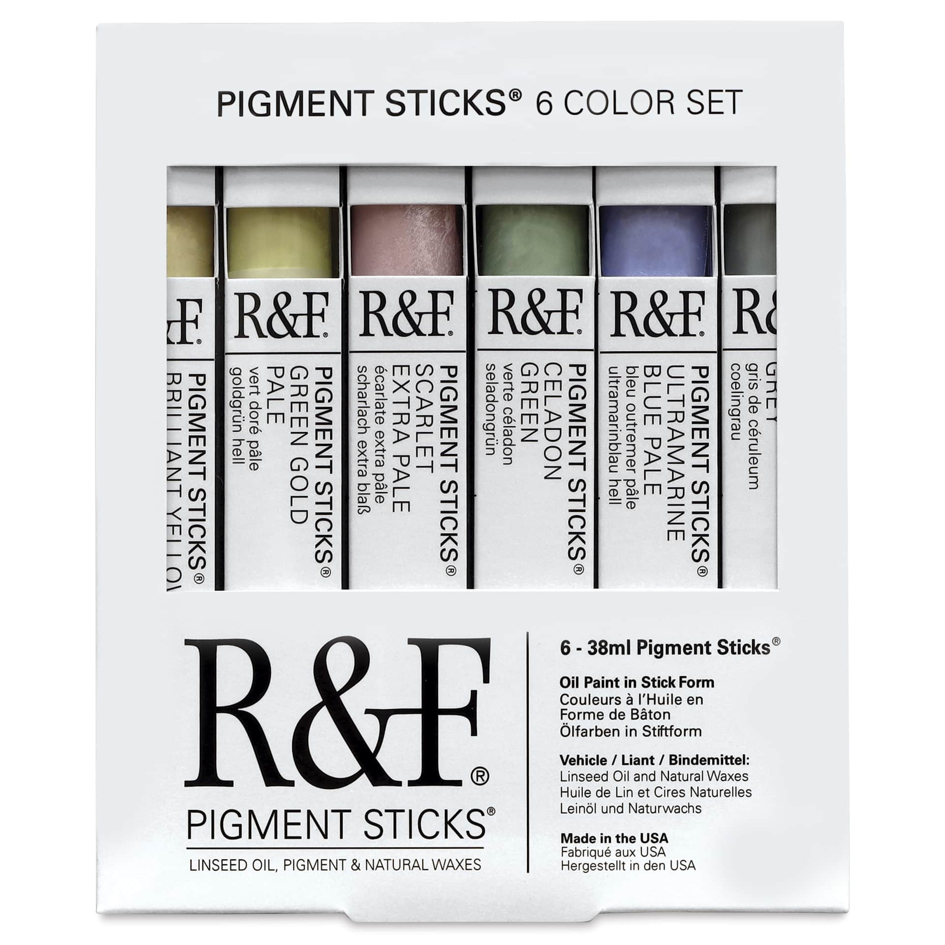 R&F Pigment Sticks - Chromatic Tones Set