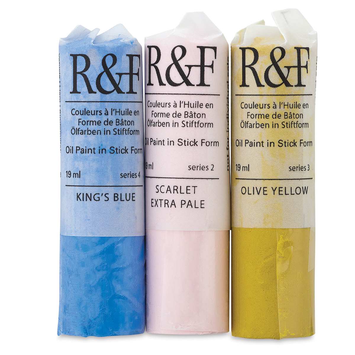 R&F Pigment Sticks - Trial Set 2 in paper wrapping