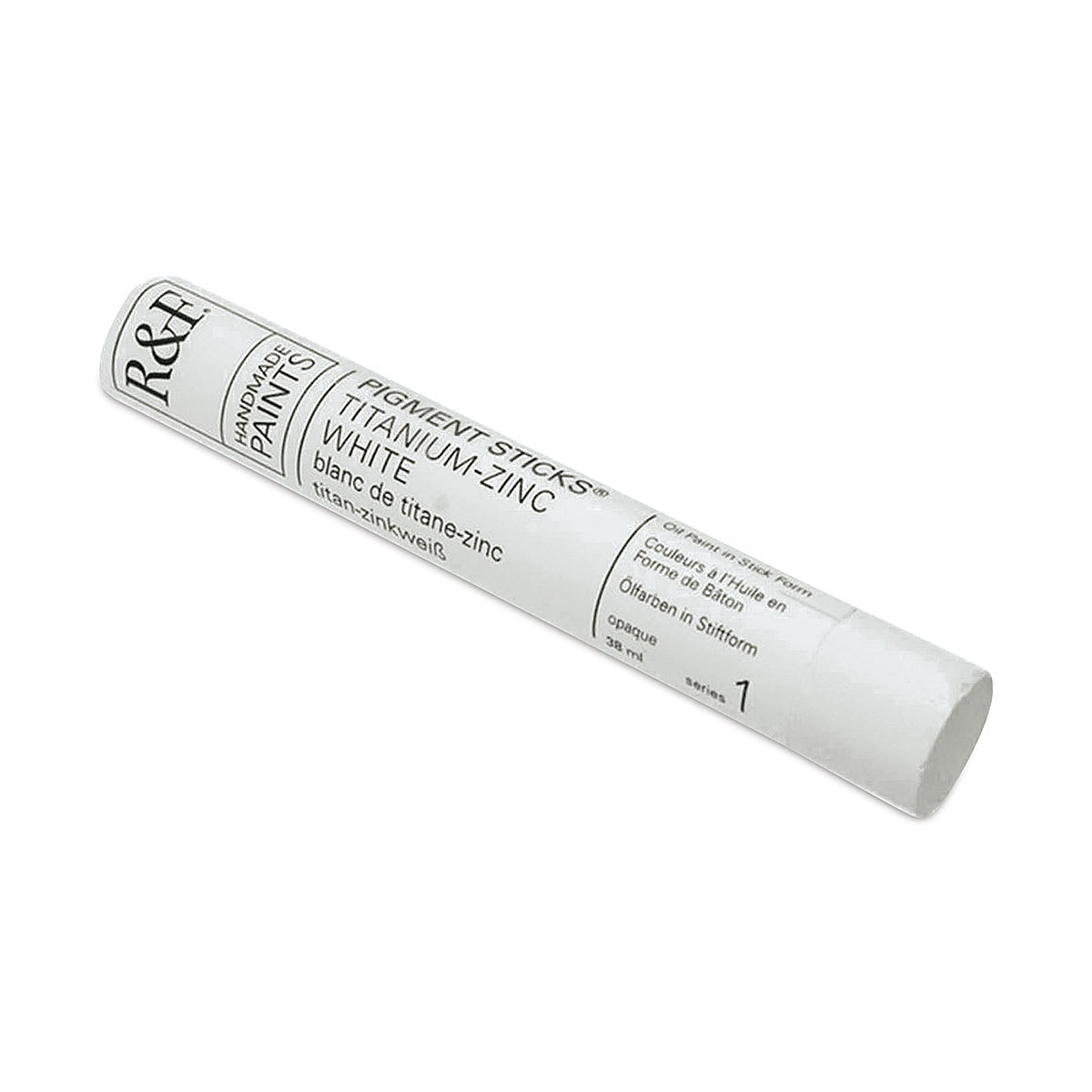 R&F Pigment Stick - Titanium Zinc White, 38 ml stick