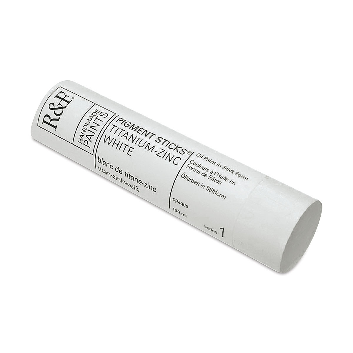 R&F Pigment Stick - Titanium Zinc White, 100 ml stick