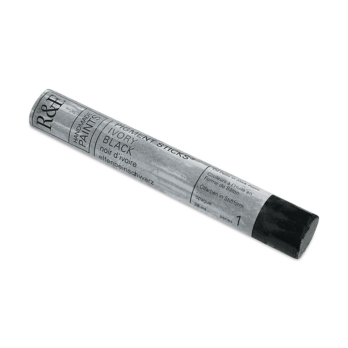 R&F Pigment Stick - Ivory Black, 38 ml stick