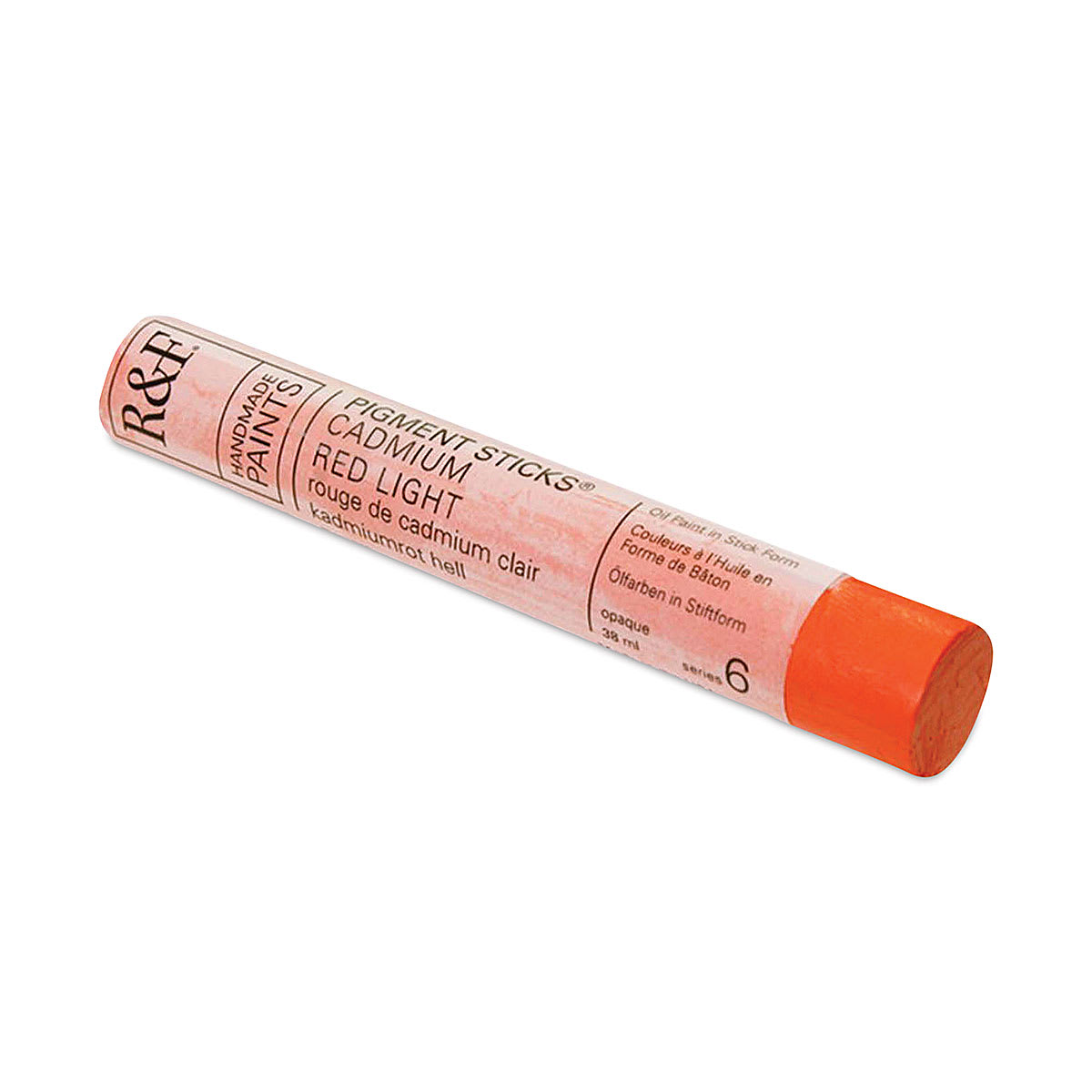 R&F Pigment Stick - Cadmium Red Light, 38 ml stick