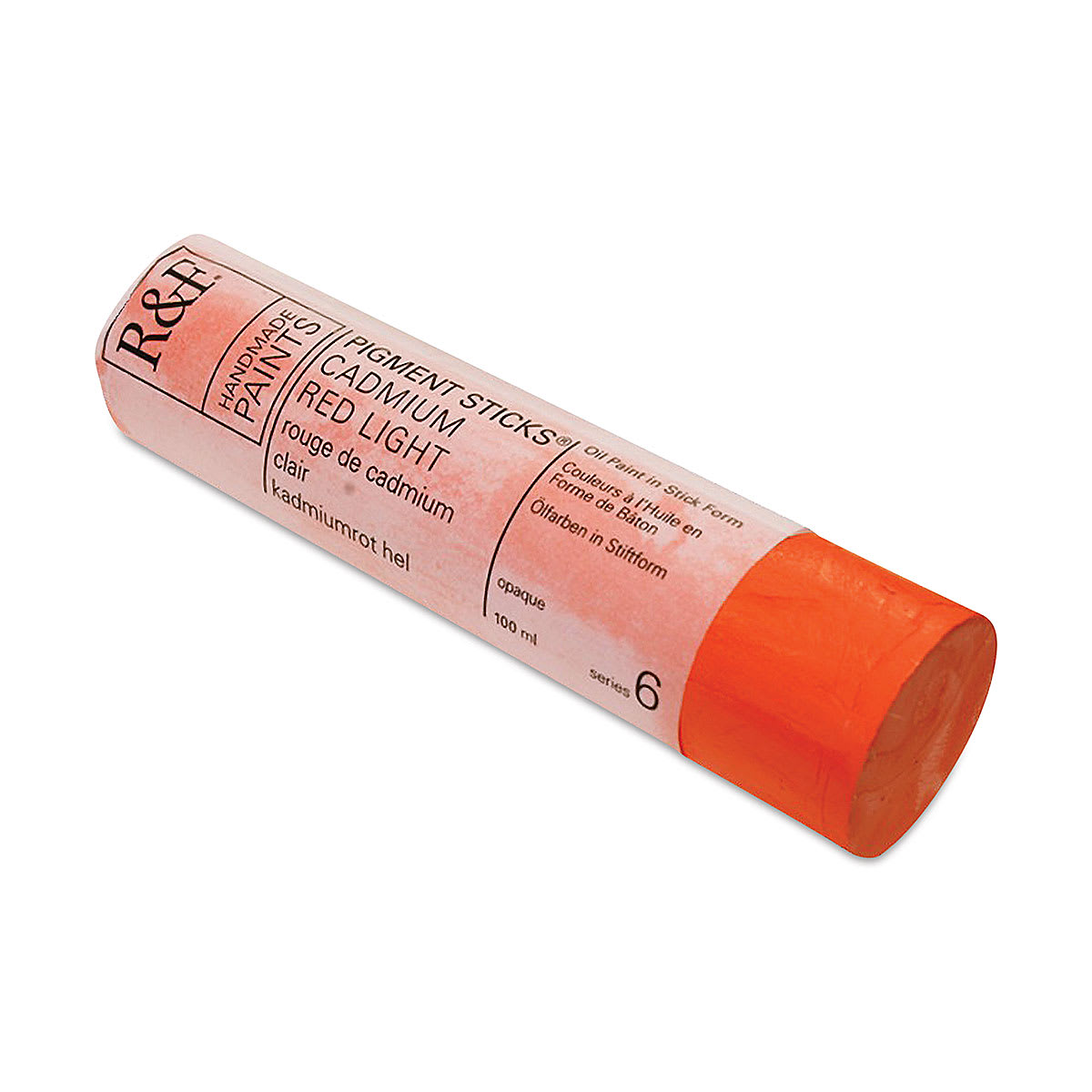 R&F Pigment Stick - Cadmium Red Light, 100 ml stick