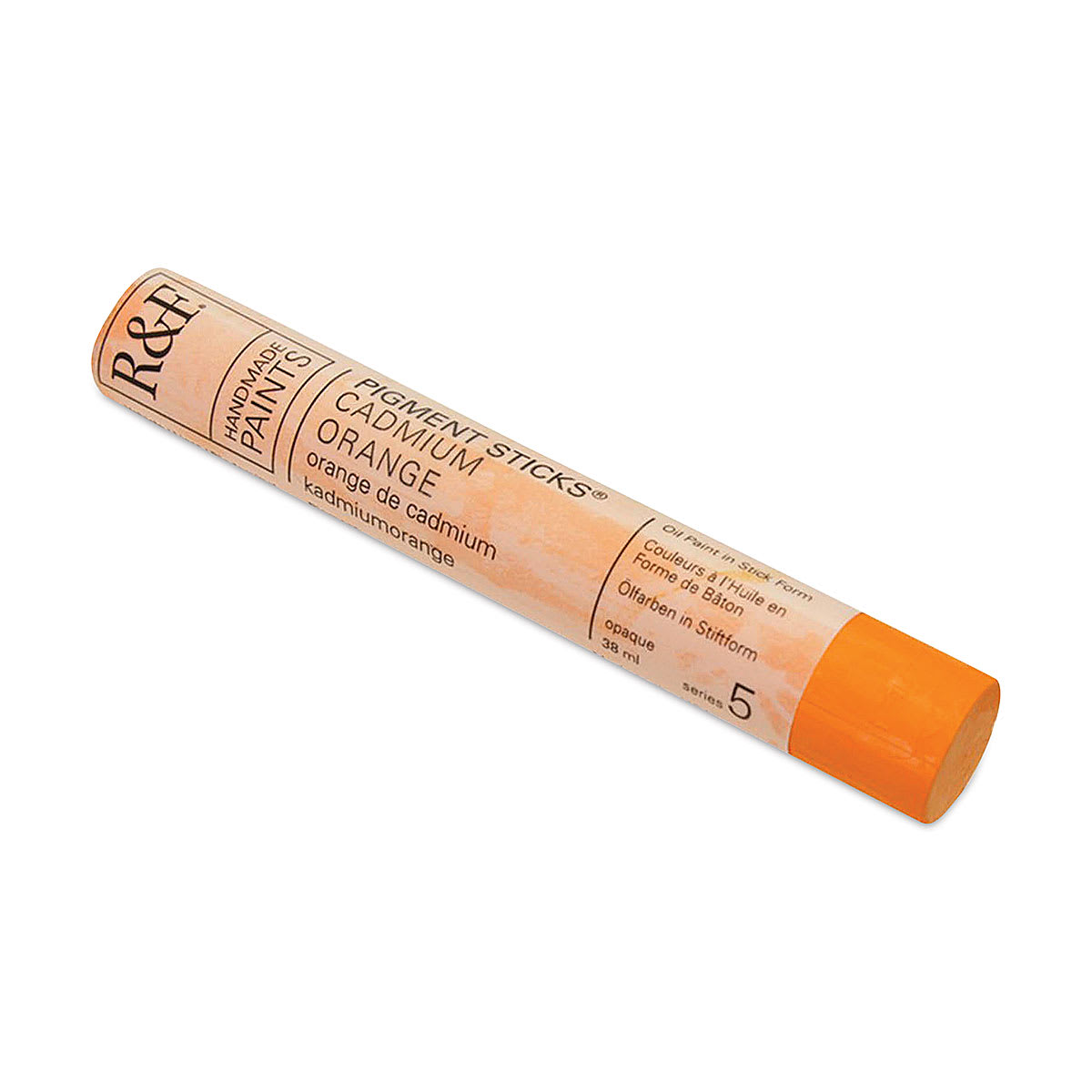 R&F Pigment Stick - Cadmium Orange, 38 ml stick