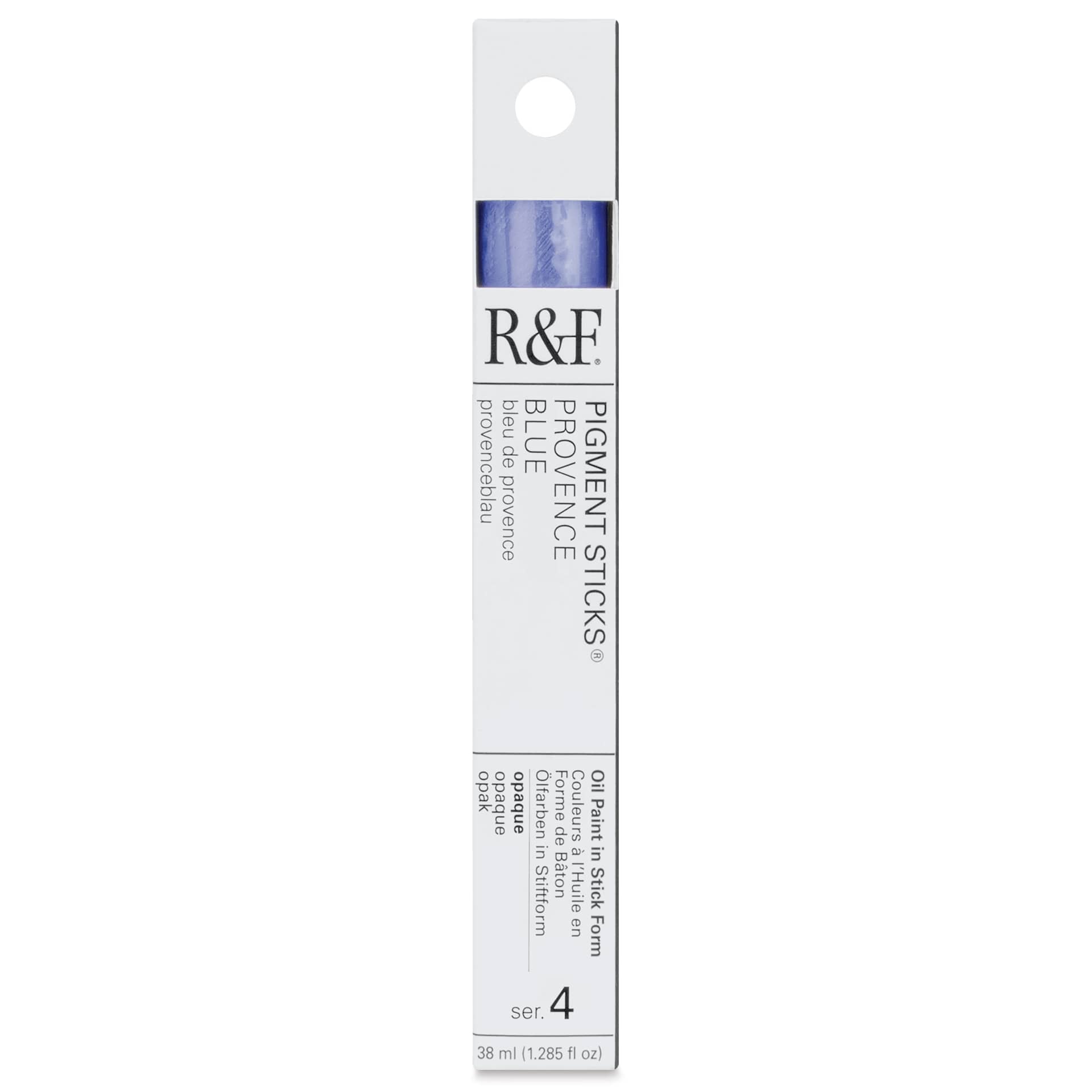 R&F Pigment Stick - Provence Blue, 38 ml Stick - front of packaging